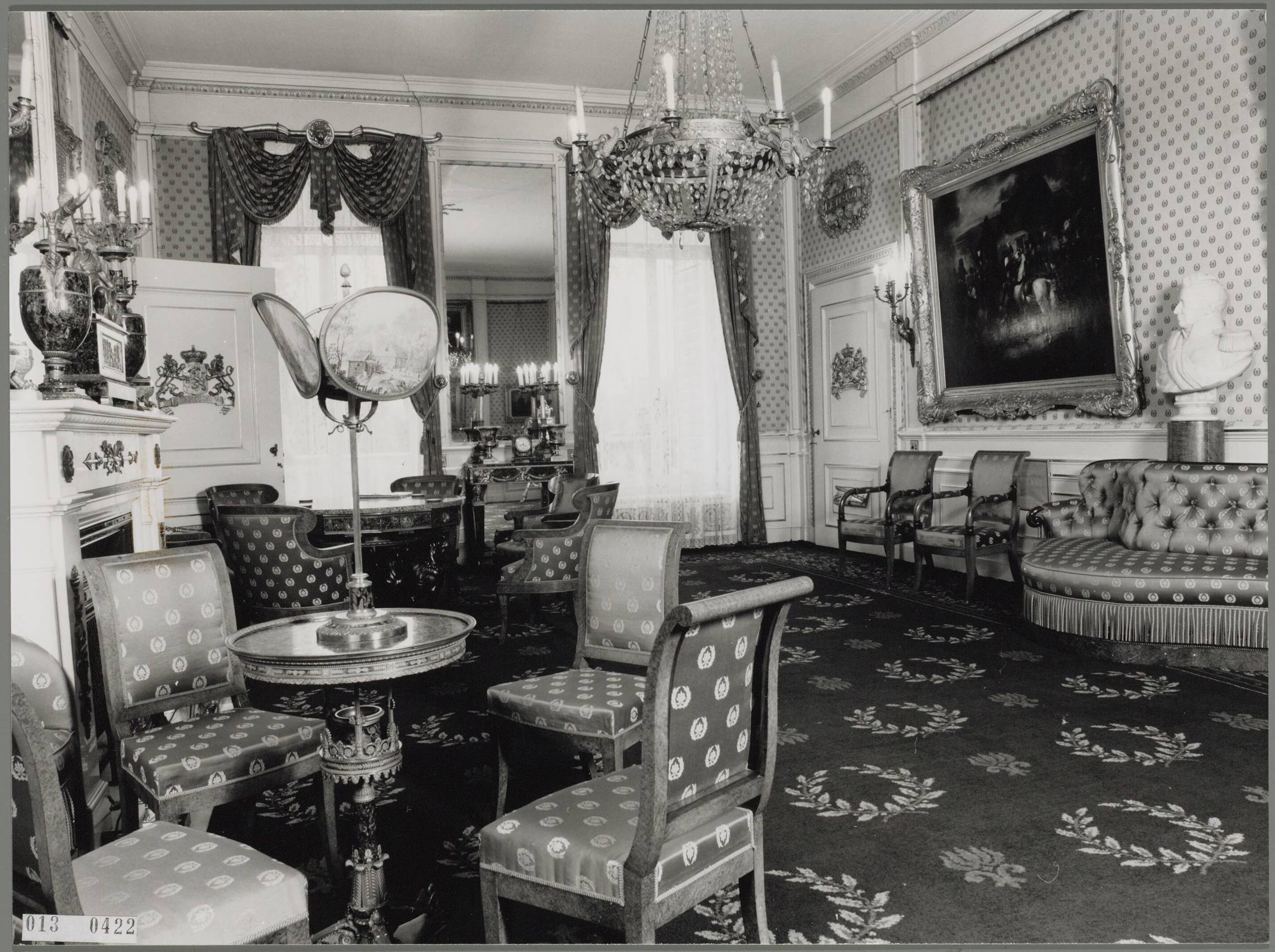 Paleis Soestdijk — Interieur — Foto: Mastenbroek, Cees / RVD. Licentie: Set B: Rechtenvrij / Publiek Domein. Bron: Nationaal Archief. http://hdl.handle.net/10648/afa85022-d0b4-102d-bcf8-003048976d84