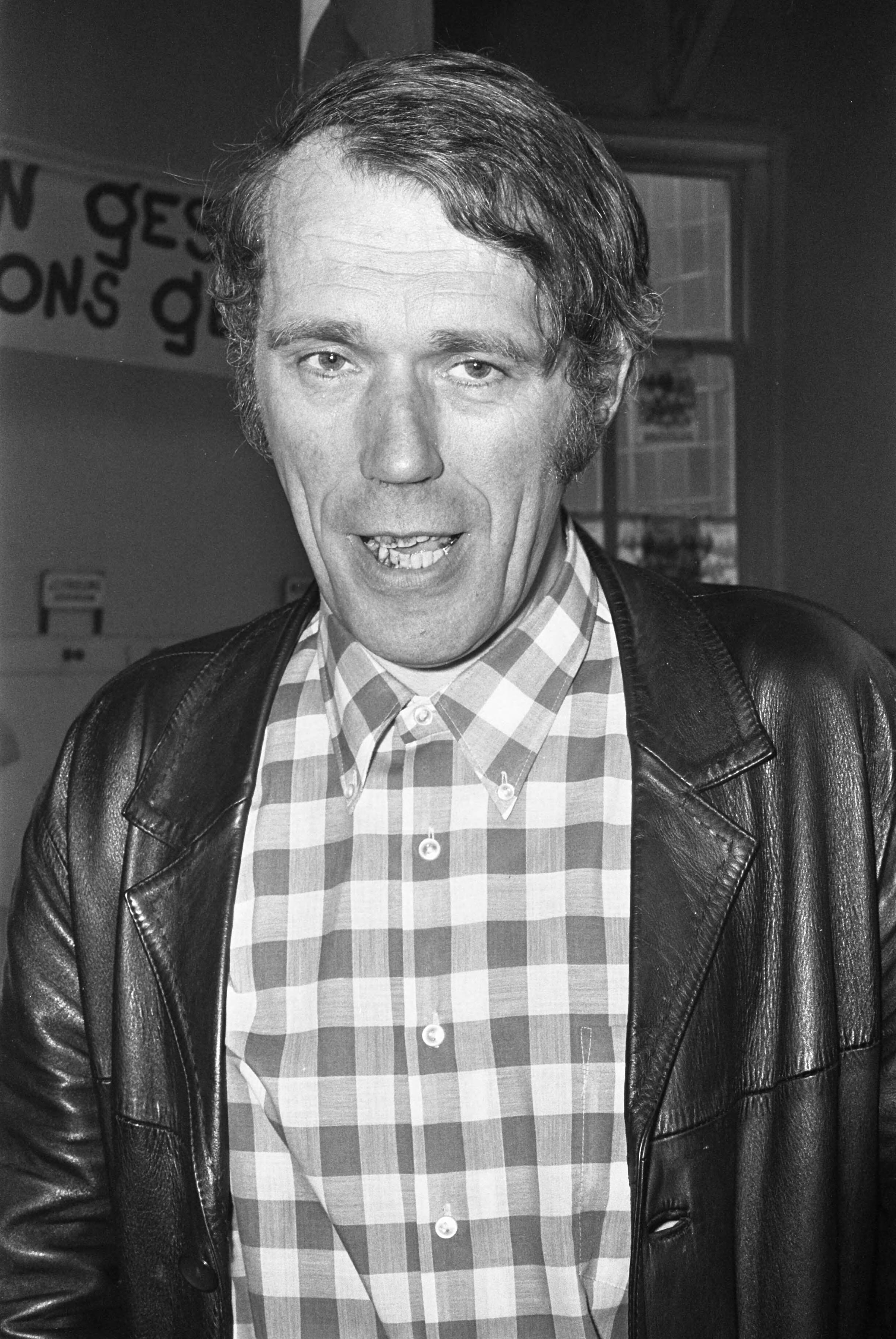Fotocollectie Anefo — Volkscongres in Korenbeurs te Groningen, nr. 32a prof. dr. L. Nauta kop — Foto: Punt, W. / Anefo. Licentie: Set B: Rechtenvrij / Publiek Domein. Bron: Nationaal Archief. http://hdl.handle.net/10648/abe6d0bc-d0b4-102d-bcf8-003048976d84