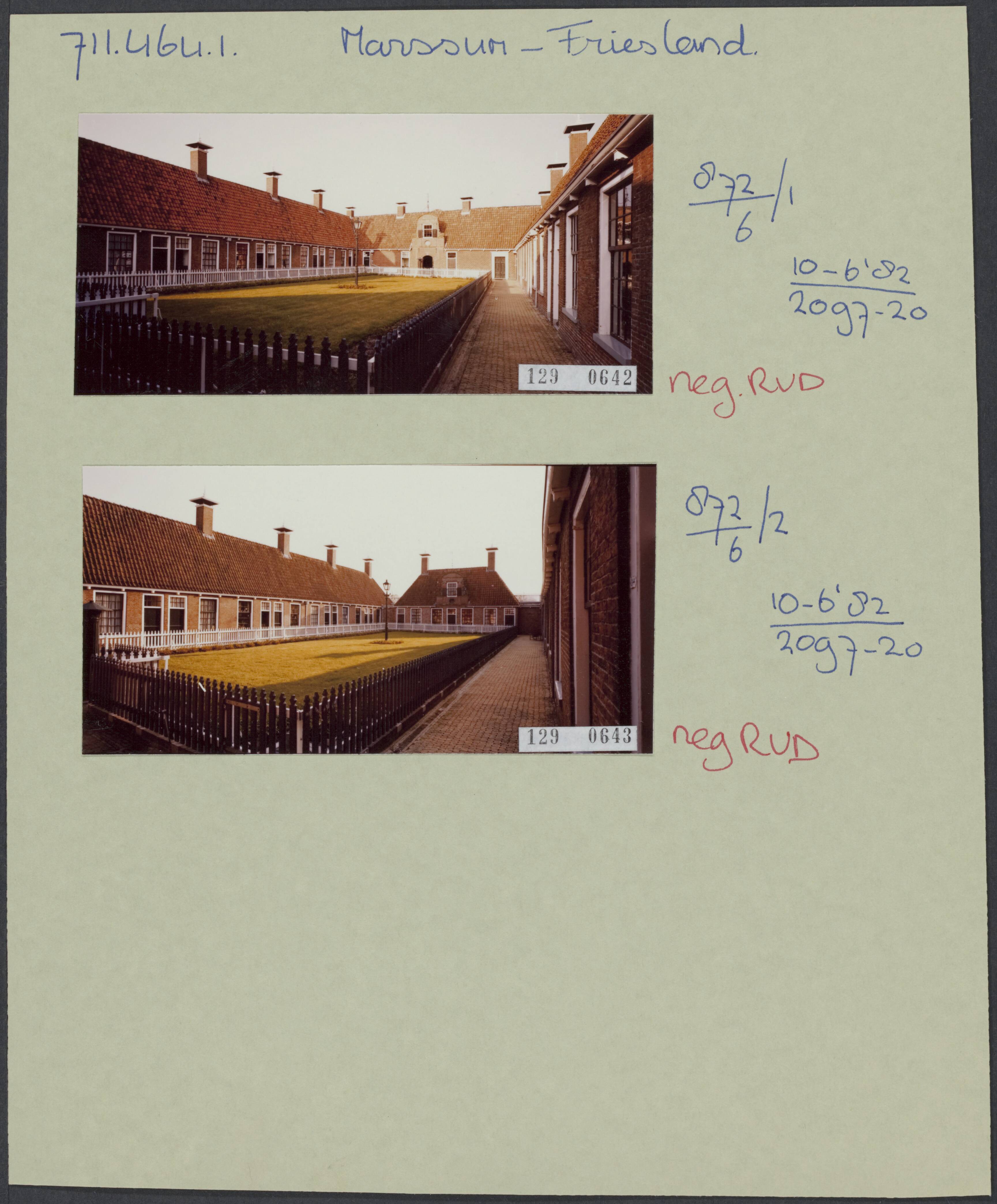 Steden [RVD] — Marssum. Friesland. [Poptaslot of Heeringastate Het hofje] — Foto: Veltmeijer, H.A. / RVD. Licentie: Set B: Rechtenvrij / Publiek Domein. Bron: Nationaal Archief. http://hdl.handle.net/10648/af474f98-d0b4-102d-bcf8-003048976d84