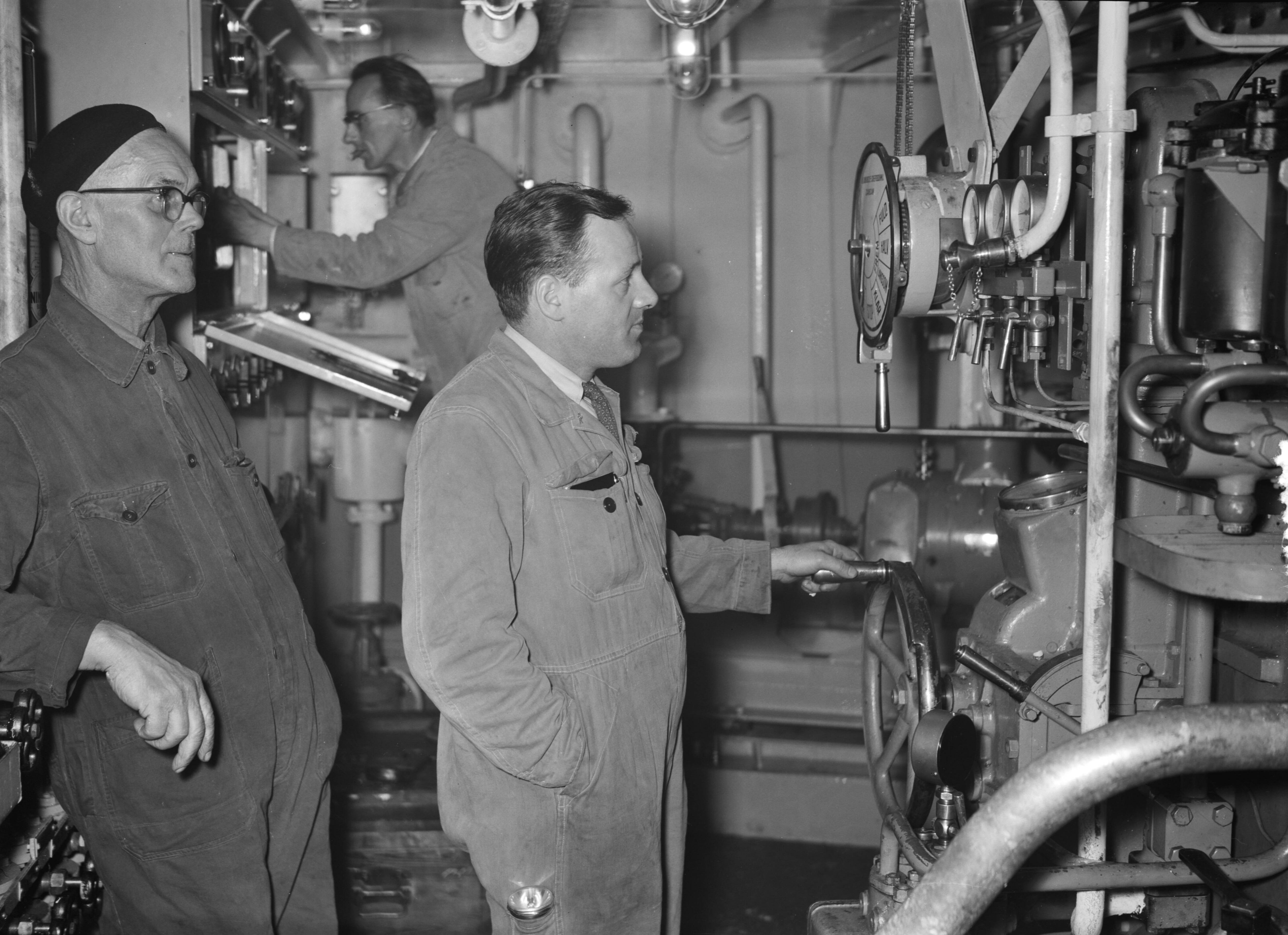 Proefvaart m.s. "Etly Danielsen" gebouwd bij de NV Zaanlandse Scheepsbouw Mij. te Zaandam — Foto: Bilsen, Joop van / Anefo. — Licentie: Set B: Rechtenvrij / Publiek Domein. Bron: Nationaal Archief. http://hdl.handle.net/10648/a9402408-d0b4-102d-bcf8-003048976d84