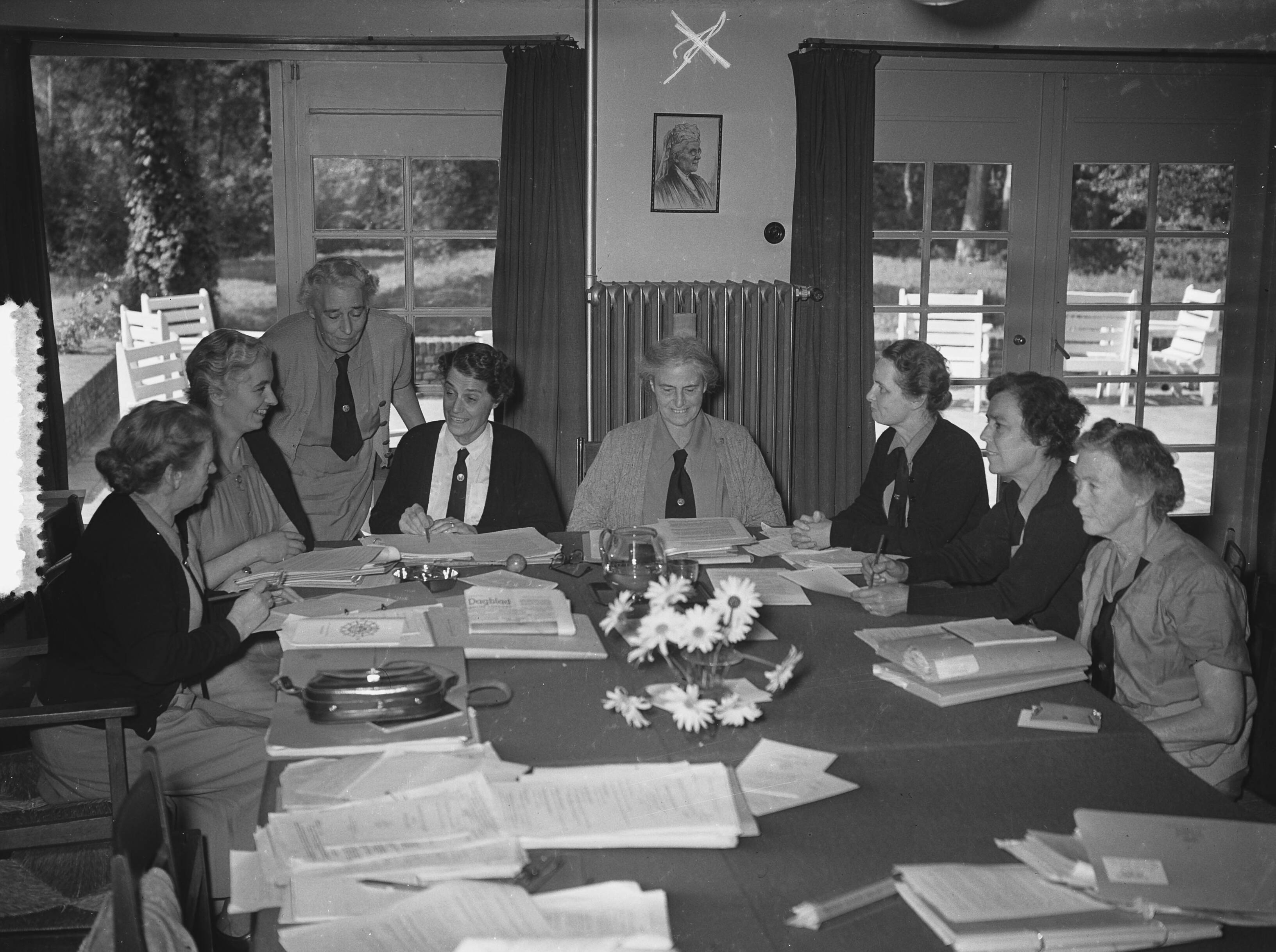 Fotocollectie Anefo — Nationale Padvindstersconferentie met Lady Baden Powell op Woudschoten te Zeist — Foto: Bilsen, Joop van / Anefo. Licentie: Set B: Rechtenvrij / Publiek Domein. Bron: Nationaal Archief. http://hdl.handle.net/10648/a927f144-d0b4-102d-bcf8-003048976d84