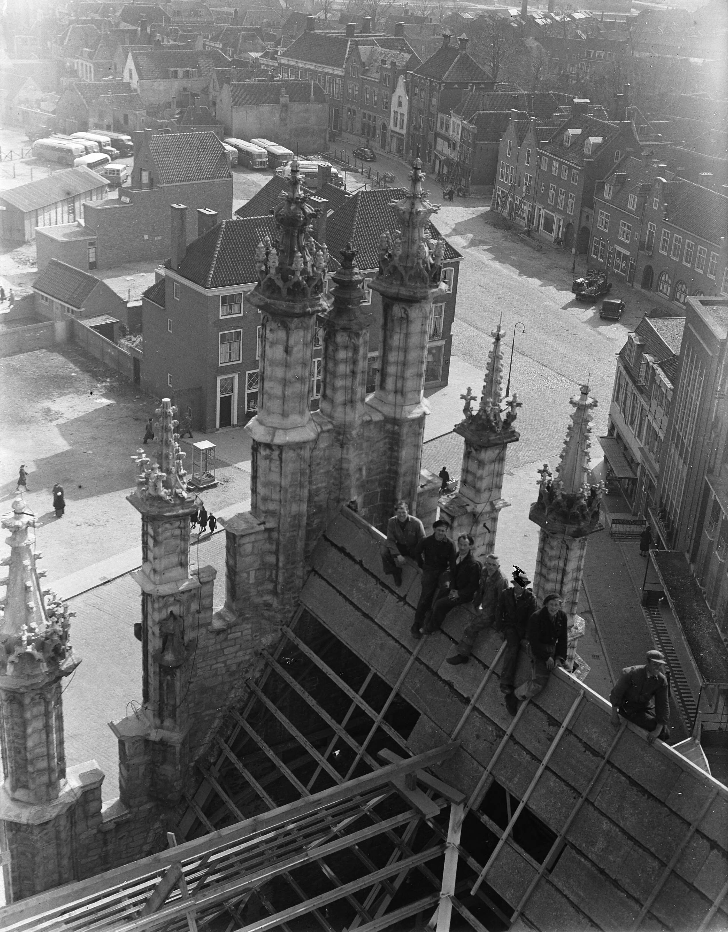 Fotocollectie Anefo — Stadhuis Middelburg — Foto: Noske, J.D. / Anefo. Licentie: Set B: Rechtenvrij / Publiek Domein. Bron: Nationaal Archief. http://hdl.handle.net/10648/a8b50c10-d0b4-102d-bcf8-003048976d84