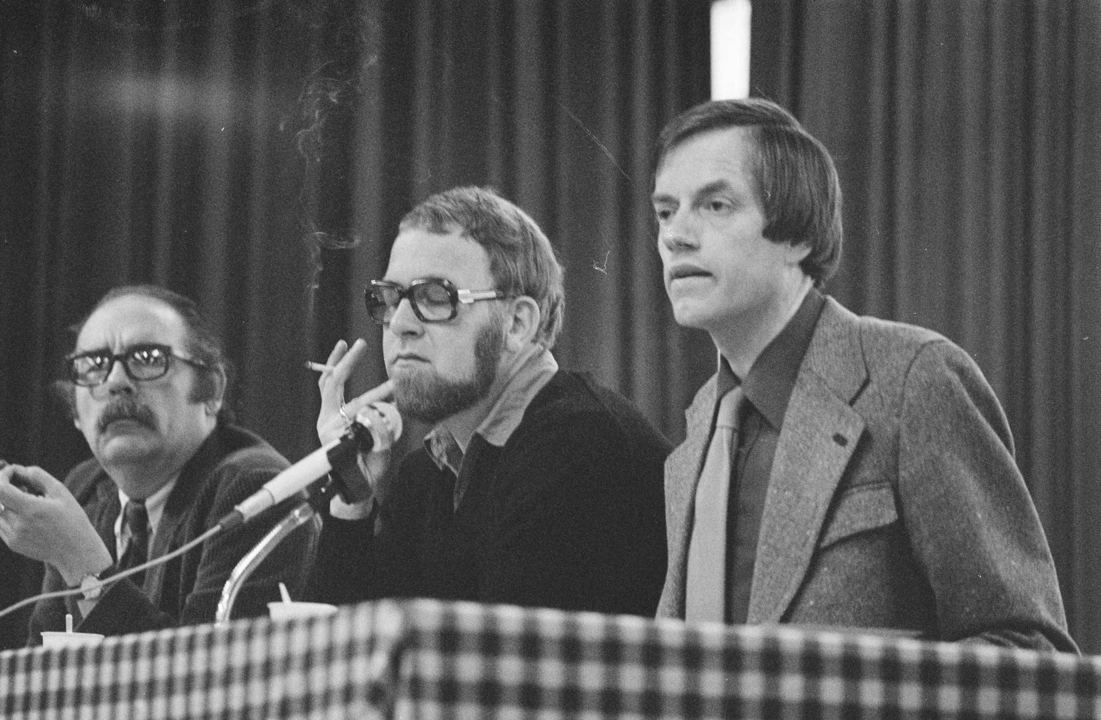 Fotocollectie Anefo — Oprichtingsvergadering Evangelische Progressieve Volkspartij (EVP) in Utrecht; voorzitter K. van de Sluijs aan het woord — Foto: Croes, Rob C. / Anefo. Licentie: Set B: Rechtenvrij / Publiek Domein. Bron: Nationaal Archief. http://hdl.handle.net/10648/ad7a2726-d0b4-102d-bcf8-003048976d84