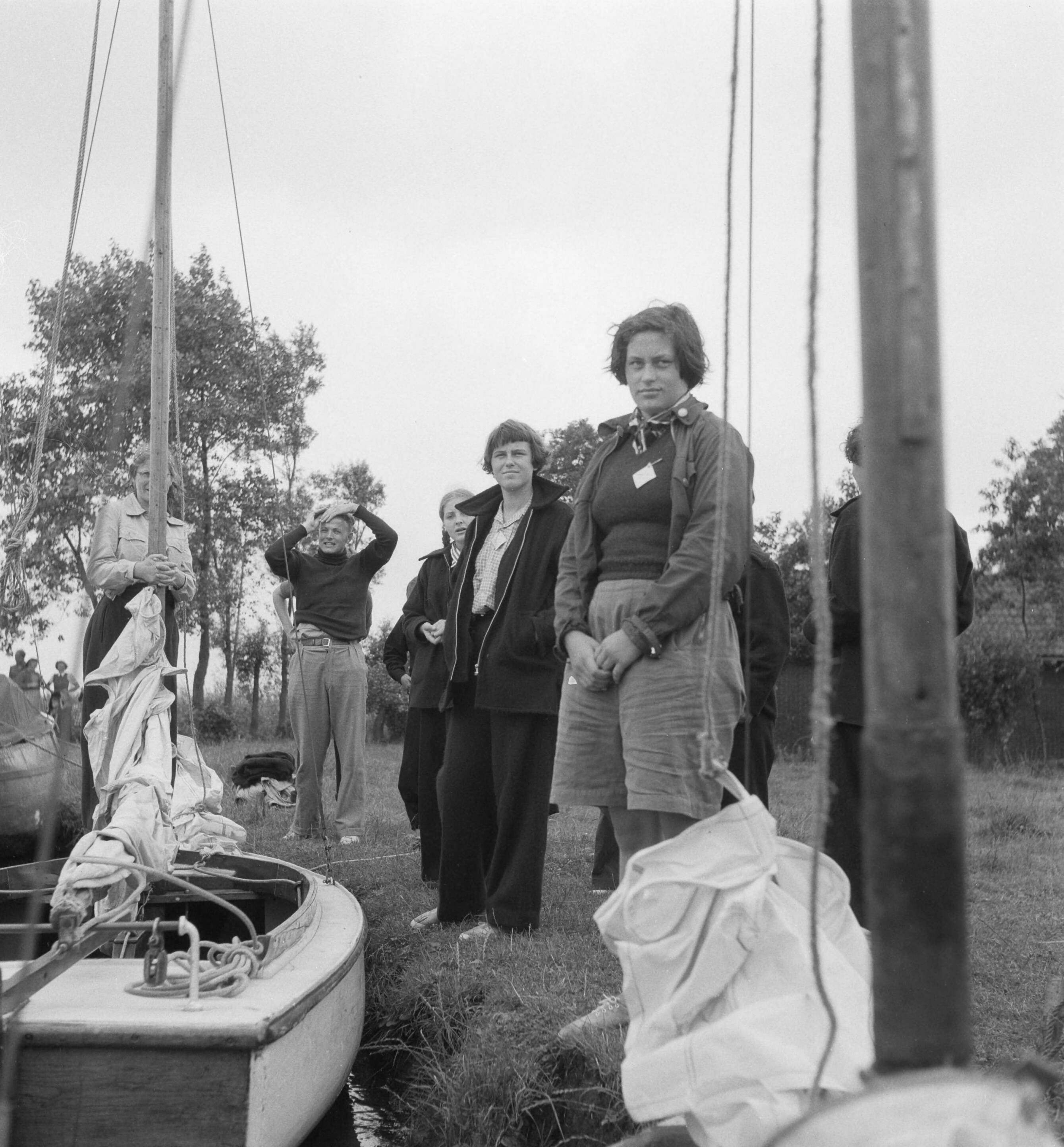 VDJC kamp Vinkeveen — VCJC kamp Vinkeveen — Foto: Noske, J.D. / Anefo. Licentie: Set B: Rechtenvrij / Publiek Domein. Bron: Nationaal Archief. http://hdl.handle.net/10648/a8dbe574-d0b4-102d-bcf8-003048976d84