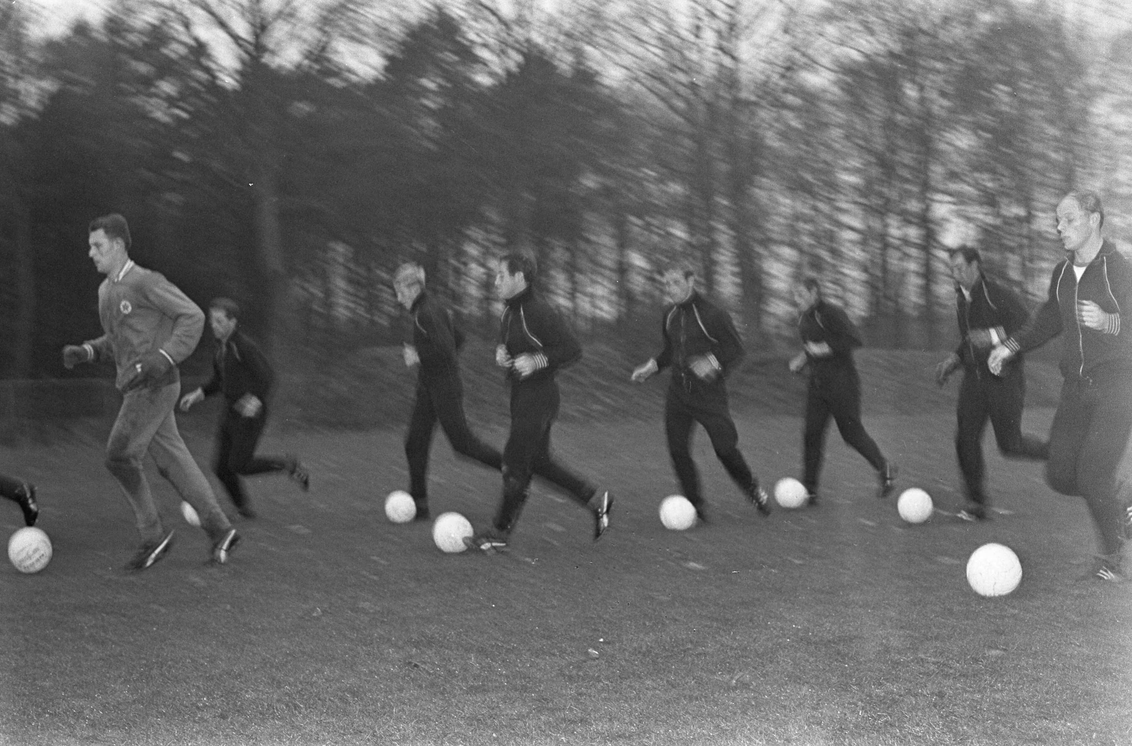 Fotocollectie Anefo — Voetbal. Training Nederlands elftal te Zeist — Foto: Gelderen, Hugo van / Anefo. Licentie: Set B: Rechtenvrij / Publiek Domein. Bron: Nationaal Archief. http://hdl.handle.net/10648/aa827c80-d0b4-102d-bcf8-003048976d84