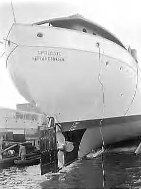 Fotocollectie Anefo — Tewaterlating "Spolesto" bij de Zaanlandse Scheepsbouw Maatschappij te Zaandam — Foto: Bilsen, Joop van / Anefo. Licentie: Set B: Rechtenvrij / Publiek Domein. Bron: Nationaal Archief. http://hdl.handle.net/10648/a971cc88-d0b4-102d-bcf8-003048976d84