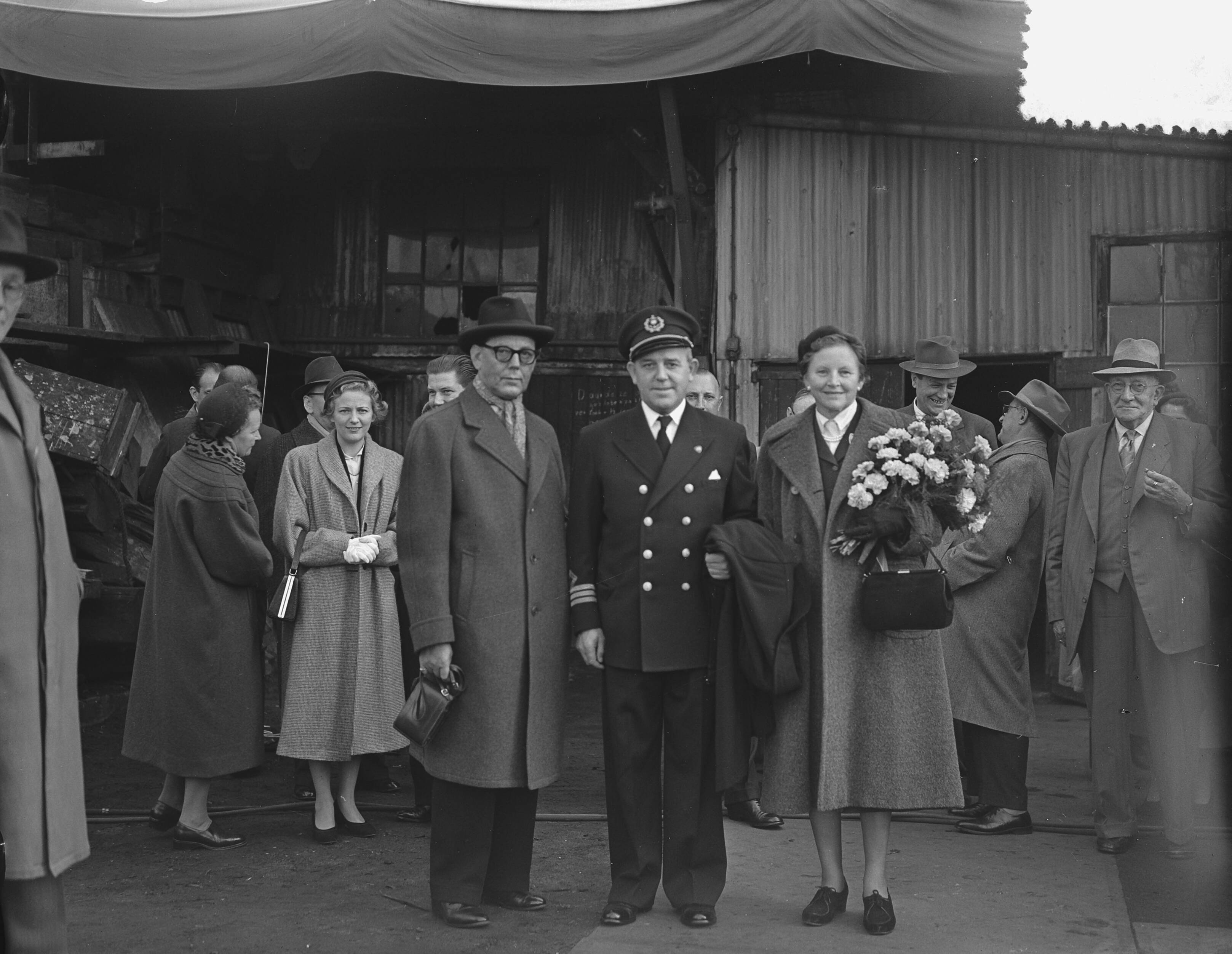 Fotocollectie Anefo — Tewaterlating m.s. "Etly Danielsen" bij de Czaar Peterwerf van de ZSM aan het Kalf te Zaandam — Foto: Bilsen, Joop van / Anefo. Licentie: Set B: Rechtenvrij / Publiek Domein. Bron: Nationaal Archief. http://hdl.handle.net/10648/a93d843c-d0b4-102d-bcf8-003048976d84