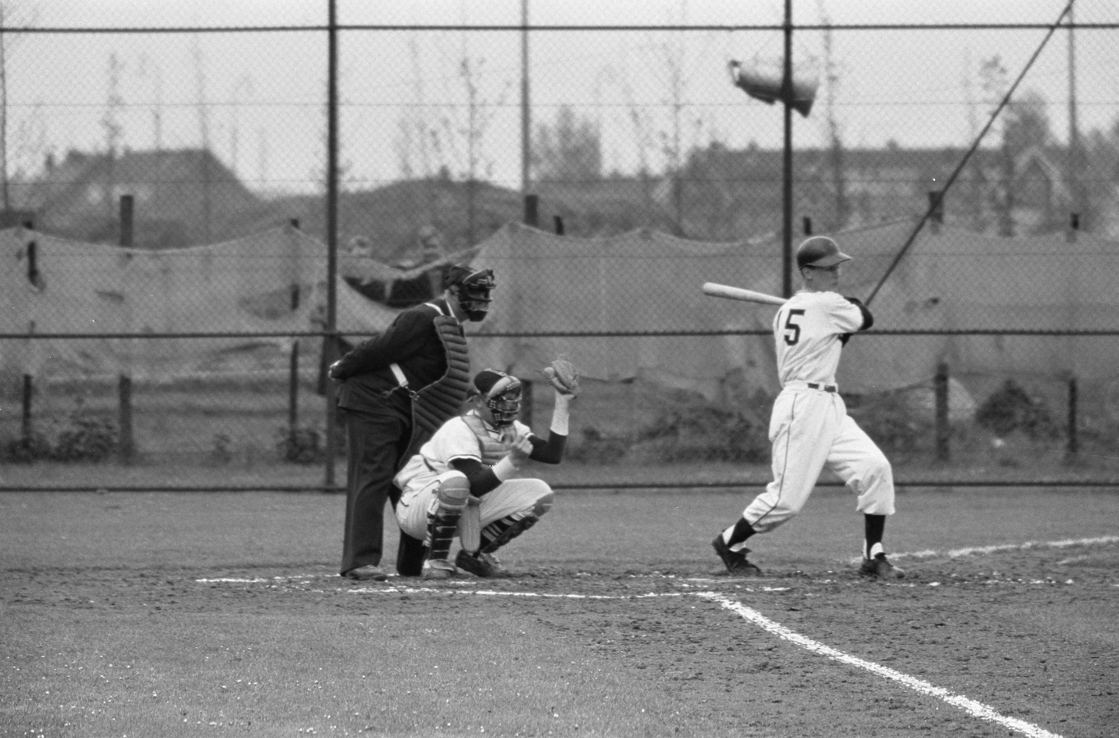 Fotocollectie Anefo — Honkbal. Schoten tegen OVVO. Spelmoment — Foto: Gelderen, Hugo van / Anefo. Licentie: Set B: Rechtenvrij / Publiek Domein. Bron: Nationaal Archief. http://hdl.handle.net/10648/aa09f90e-d0b4-102d-bcf8-003048976d84