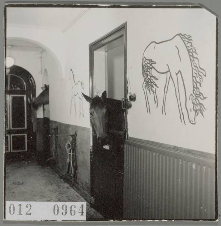 Fotocollectie RVD / Koninklijk Huis — Stal Soestdijk — Foto: Jonker, Henk / Particam Pictures / RVD. Licentie: Set B: Rechtenvrij / Publiek Domein. Bron: Nationaal Archief. http://hdl.handle.net/10648/afa9f238-d0b4-102d-bcf8-003048976d84