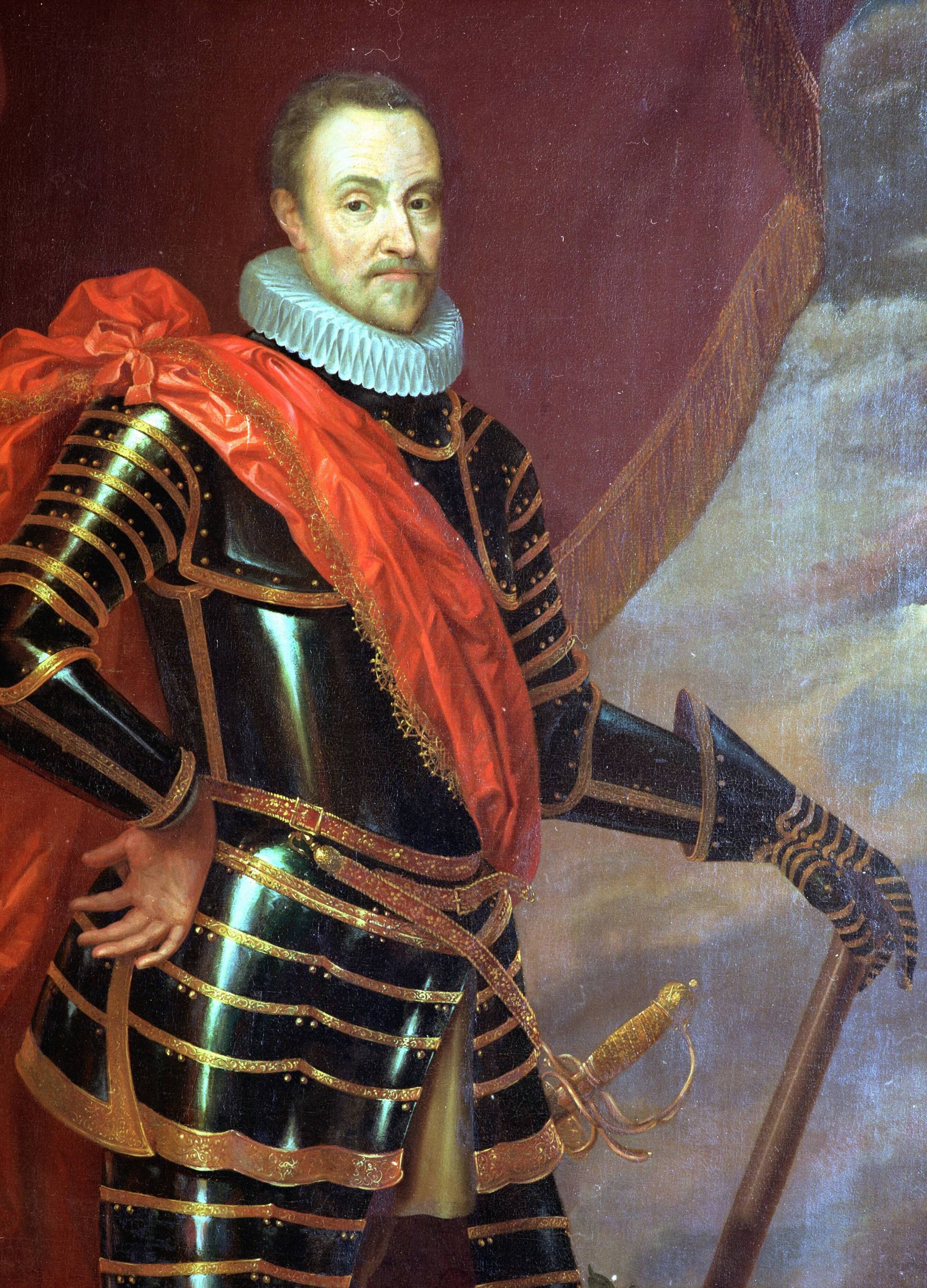 Fotocollectie RVD / Koninklijk Huis — Schilderij van Jean Henri Brandon uit 1697: stadhouder prins Willem I (1533-1584) in de Trêveszaal van het ministerie van Algemene Zaken, Binnhof 20, Den Haag — Foto: Onbekend / RVD. Licentie: Set B: Rechtenvrij / Publiek Domein. Bron: Nationaal Archief. http://hdl.handle.net/10648/afb1fb90-d0b4-102d-bcf8-003048976d84
