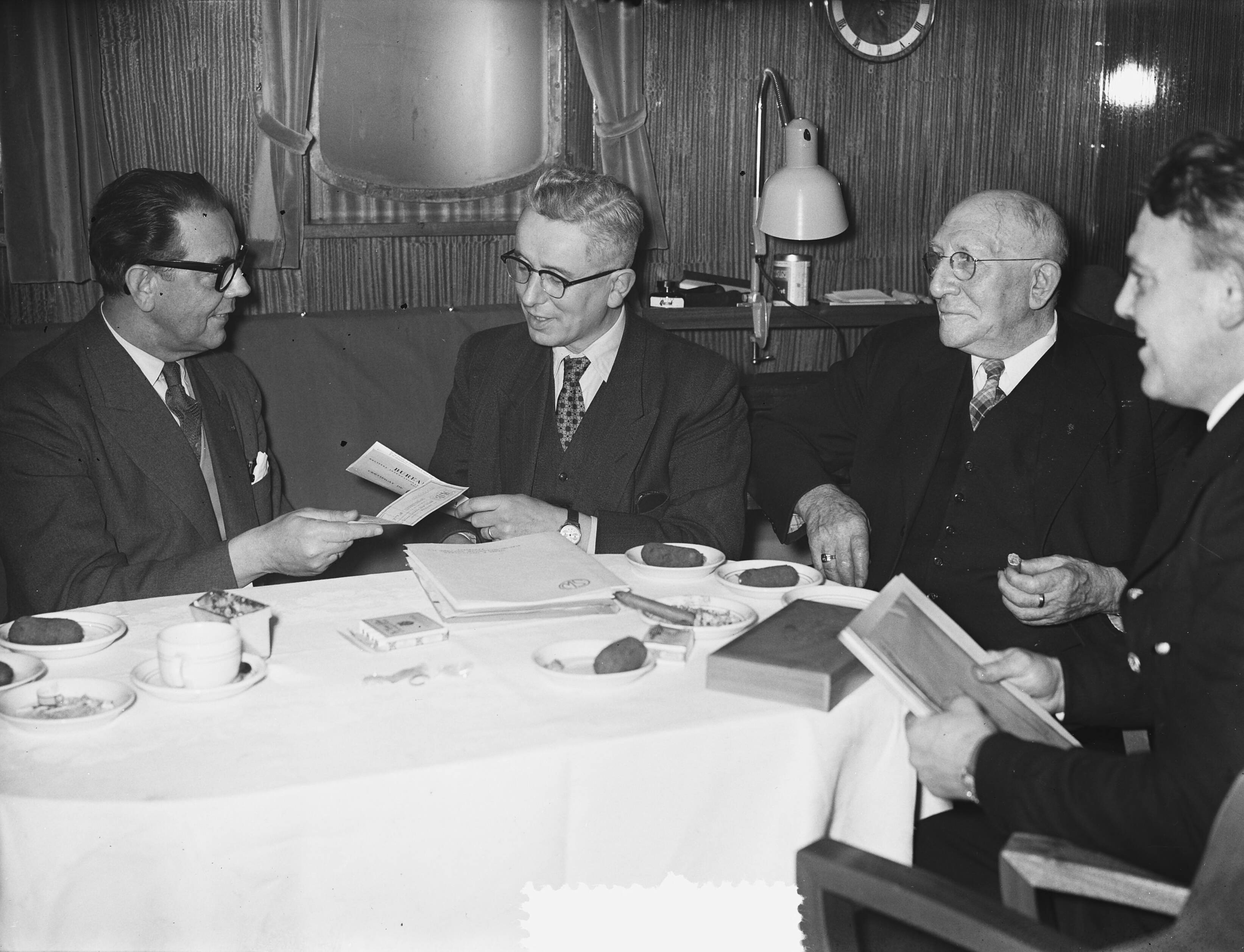 Proefvaart m.s. "Etly Danielsen" gebouwd bij de NV Zaanlandse Scheepsbouw Mij. te Zaandam — Foto: Bilsen, Joop van / Anefo. — Licentie: Set B: Rechtenvrij / Publiek Domein. Bron: Nationaal Archief. http://hdl.handle.net/10648/a9401d28-d0b4-102d-bcf8-003048976d84