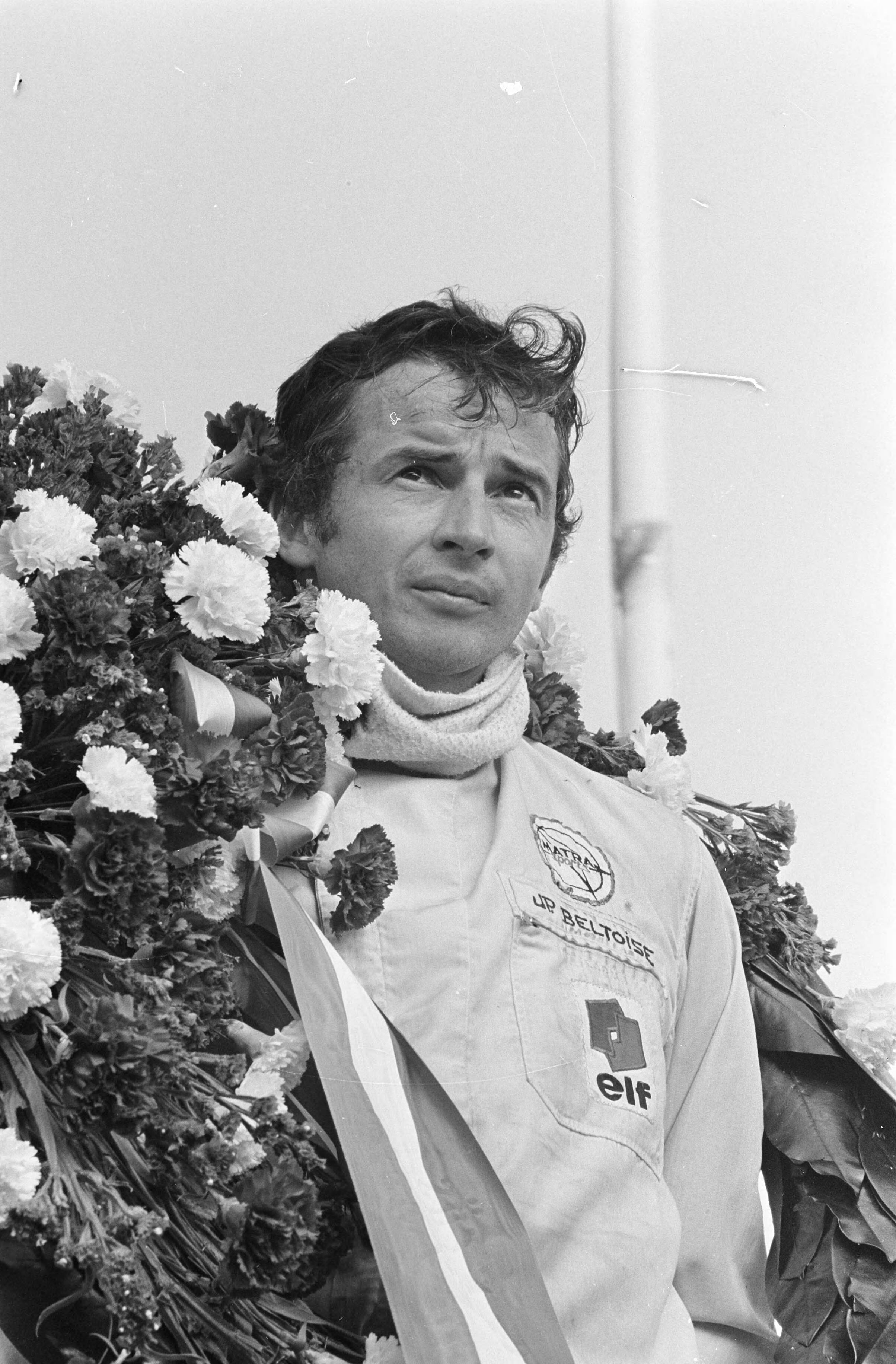 huldiging van de formule 1-coureur Jean Pierre Beltoise — Noord-Holland|Zandvoort|autoraces |huldigingen |portretten|Beltoise, Jean Pierre — Foto: Fotograaf Onbekend / Anefo. Licentie: Set B: Rechtenvrij / Publiek Domein. Bron: Nationaal Archief. http://hdl.handle.net/10648/ab48db5a-d0b4-102d-bcf8-003048976d84