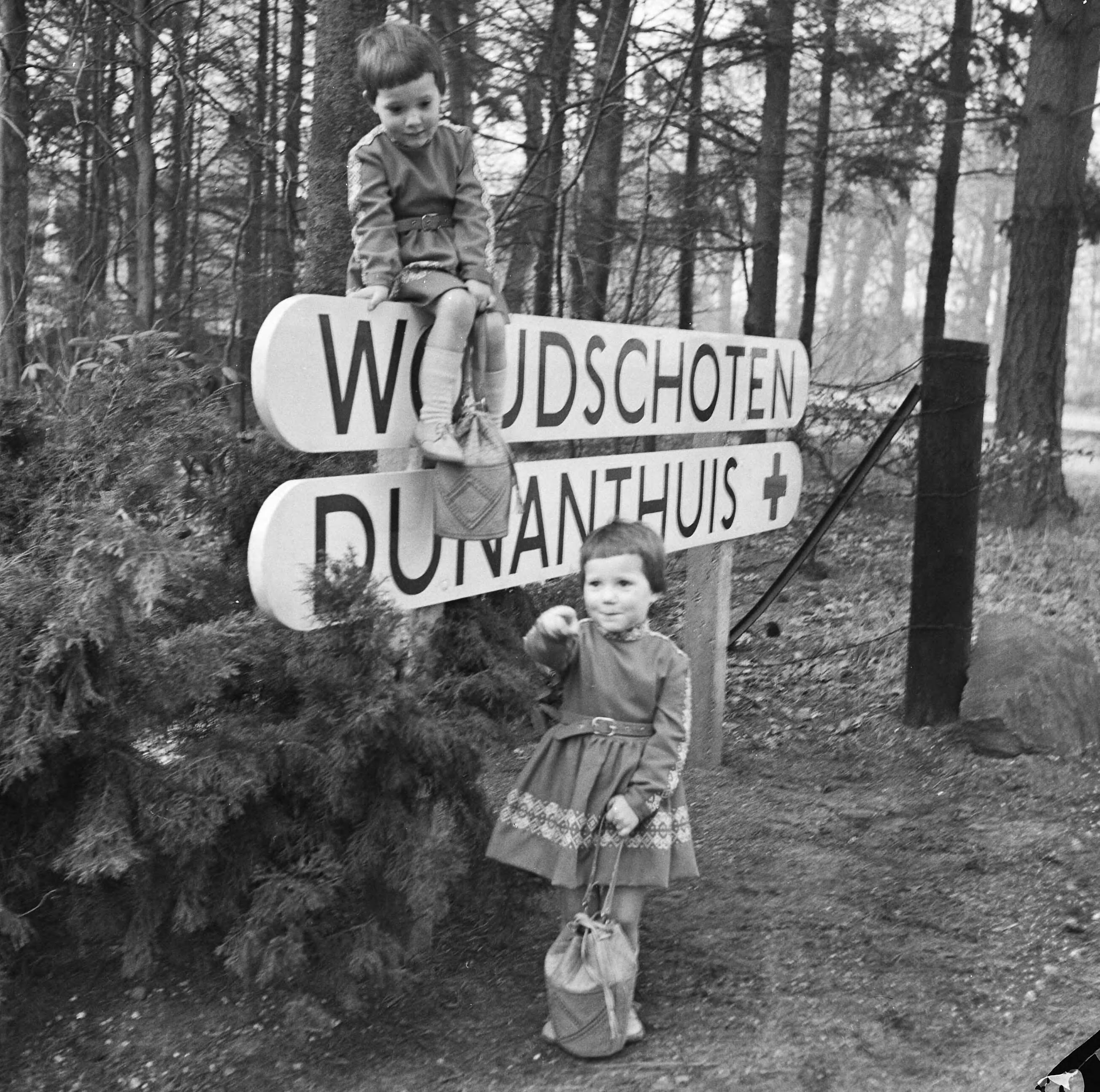 Fotocollectie Anefo — Tweelingencongres in het conferentieoord Woudschoten in Zeist. De zusjes Angelique en Liesbeth Akkerman uit Deventer, 3,5 jaar oud, zijn de jongste deelneemsters — Foto: Nijs, Jac. de / Anefo. Licentie: Set B: Rechtenvrij / Publiek Domein. Bron: Nationaal Archief. http://hdl.handle.net/10648/a9c9cbf4-d0b4-102d-bcf8-003048976d84