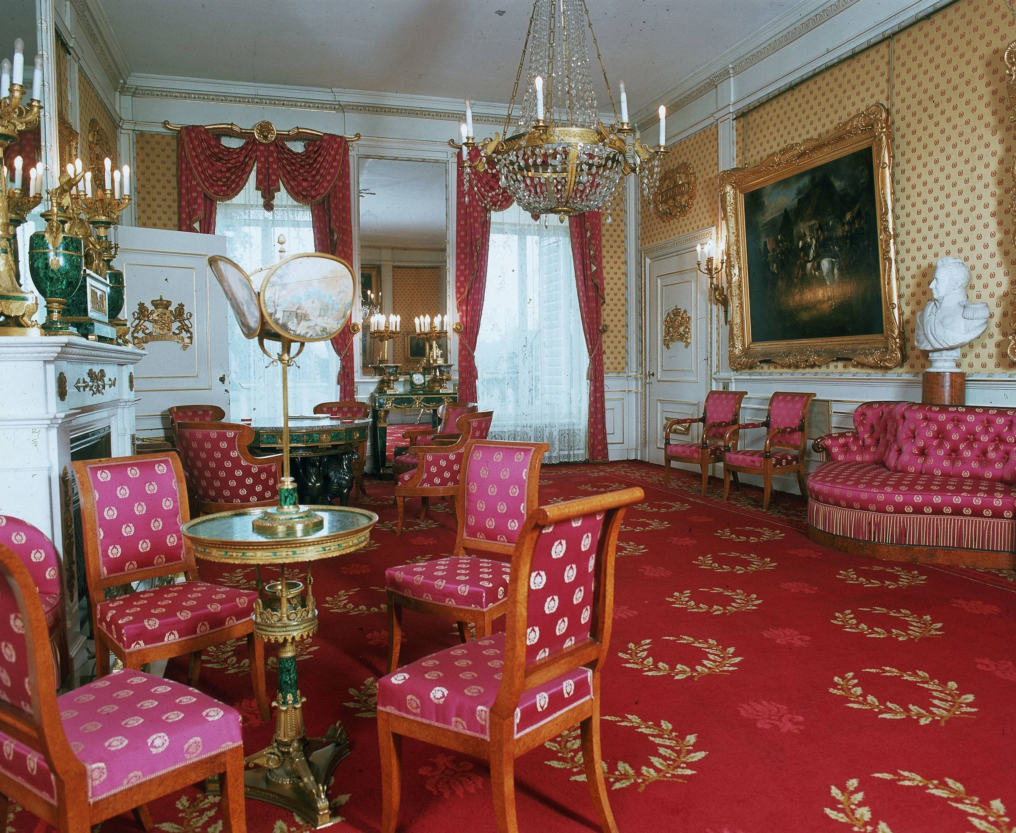 Fotocollectie RVD / Koninklijk Huis — Interieur paleis Soestdijk — Foto: Mastenbroek, Cees / RVD. Licentie: Set B: Rechtenvrij / Publiek Domein. Bron: Nationaal Archief. http://hdl.handle.net/10648/afb1f33e-d0b4-102d-bcf8-003048976d84