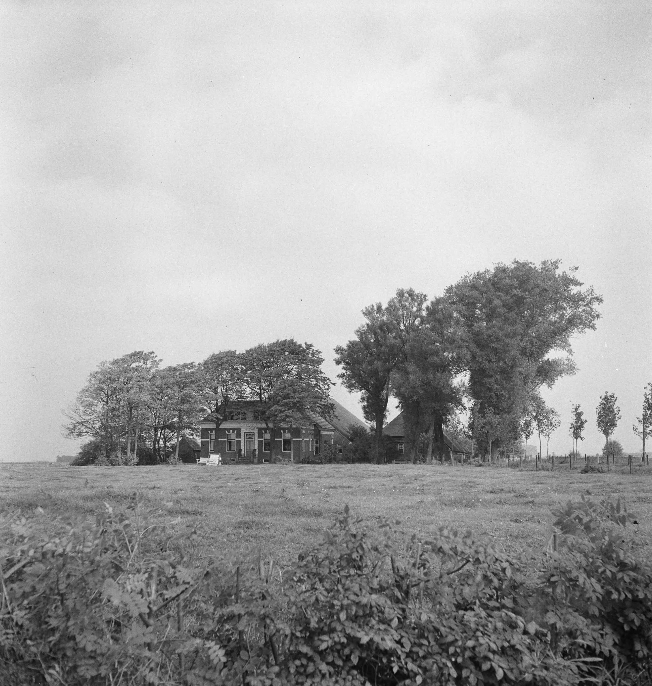Fotocollectie Nederlandse Heidemaatschappij — Boerderij R. Nanninga. Stedum — Foto: Tromp, [...] / Heidemij. Licentie: Set B: Rechtenvrij / Publiek Domein. Bron: Nationaal Archief. http://hdl.handle.net/10648/ae7d1872-d0b4-102d-bcf8-003048976d84