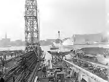 Fotocollectie Anefo — Tewaterlating "Spolesto" bij de Zaanlandse Scheepsbouw Maatschappij te Zaandam — Foto: Bilsen, Joop van / Anefo. Licentie: Set B: Rechtenvrij / Publiek Domein. Bron: Nationaal Archief. http://hdl.handle.net/10648/a971d1ce-d0b4-102d-bcf8-003048976d84