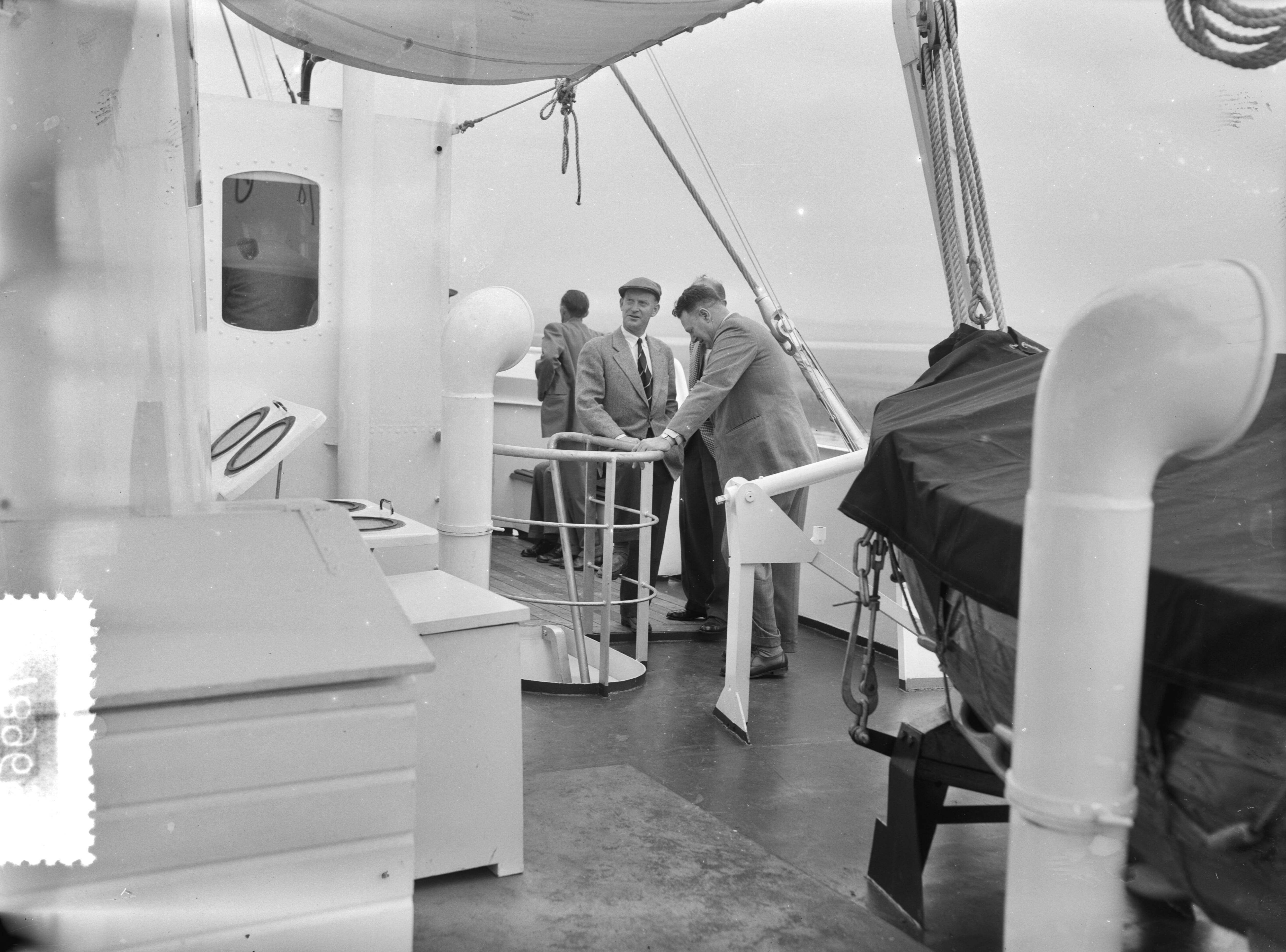 Fotocollectie Anefo — Proefvaart "Mary North" van N.V. Zaanlandse Scheepvaartmaatschappij Zaandam — Foto: Pot, Harry / Anefo. Licentie: Set B: Rechtenvrij / Publiek Domein. Bron: Nationaal Archief. http://hdl.handle.net/10648/a94be64e-d0b4-102d-bcf8-003048976d84