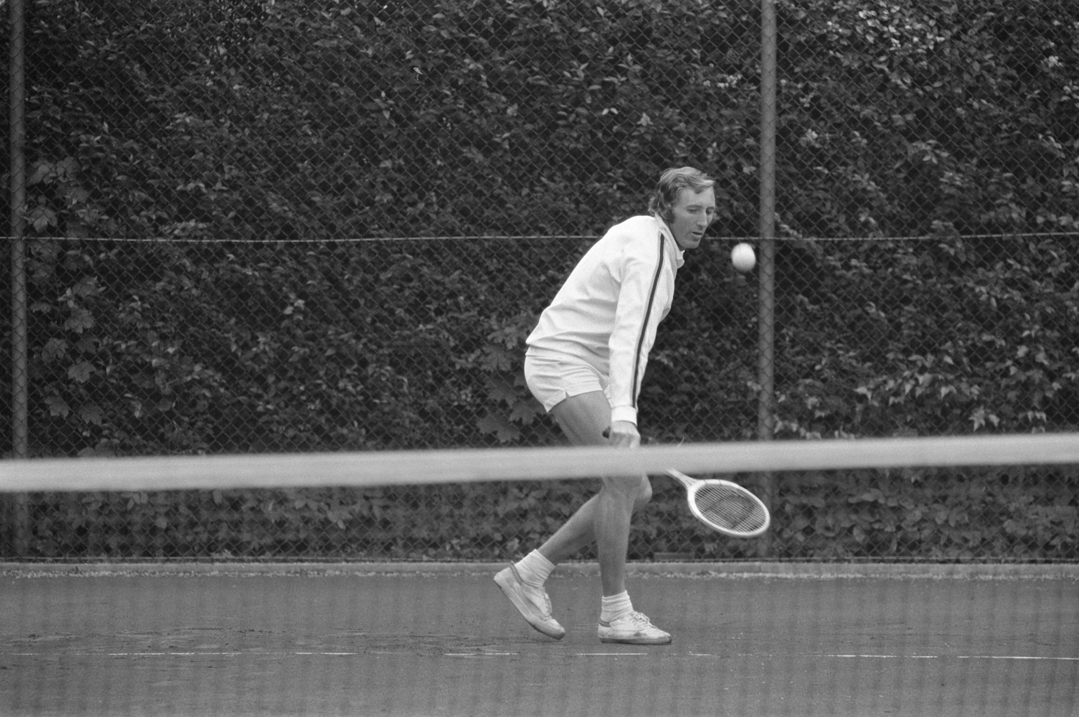 Fotocollectie Anefo — Internationale tenniskampioenschappen Melkhuisje te Hilversum — Foto: Peters, Hans / Anefo. Licentie: Set B: Rechtenvrij / Publiek Domein. Bron: Nationaal Archief. http://hdl.handle.net/10648/abf0ab00-d0b4-102d-bcf8-003048976d84