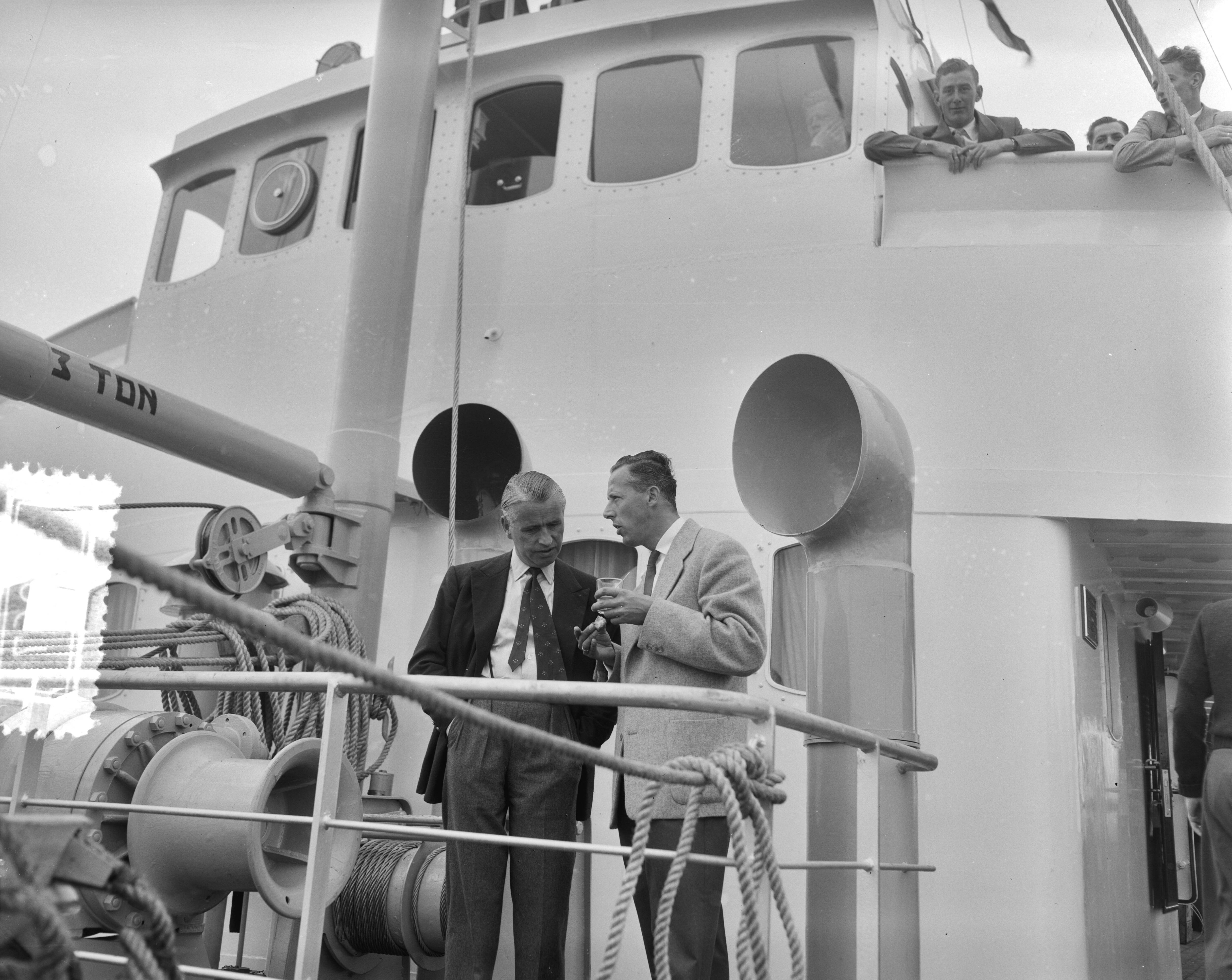 Fotocollectie Anefo — Proefvaart "Mary North" van N.V. Zaanlandse Scheepvaartmaatschappij Zaandam — Foto: Pot, Harry / Anefo. Licentie: Set B: Rechtenvrij / Publiek Domein. Bron: Nationaal Archief. http://hdl.handle.net/10648/a94be4d2-d0b4-102d-bcf8-003048976d84