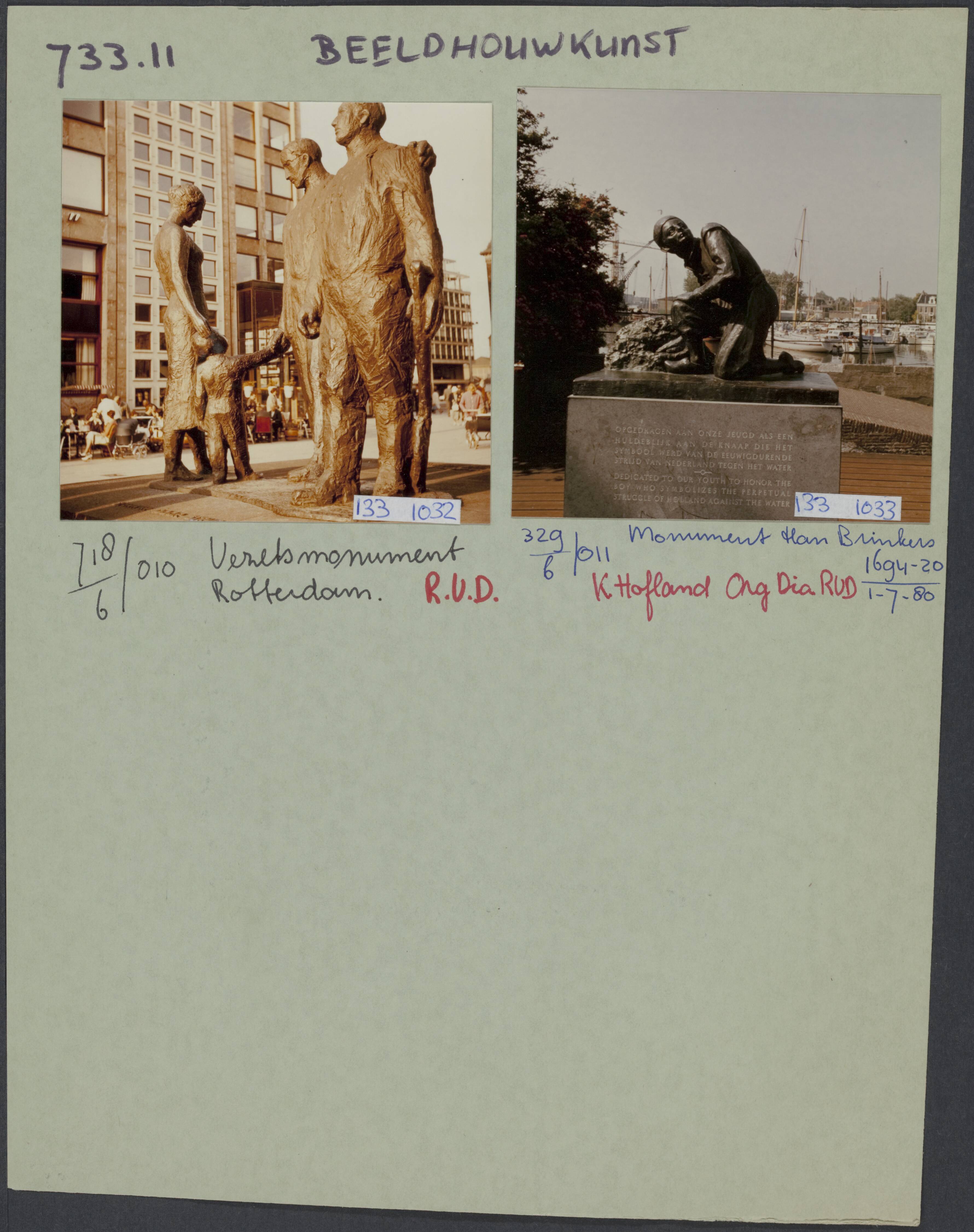 Fotocollectie Rijksvoorlichtingsdienst Eigen — Spaarndam. Beeld van de romanfiguur Han Brinker die een gat in de dijk met de duim stopt. Werk van Gra Rueb (1885-1972) — Foto: Hofland, K. / RVD. Licentie: Set B: Rechtenvrij / Publiek Domein. Bron: Nationaal Archief. http://hdl.handle.net/10648/af5807de-d0b4-102d-bcf8-003048976d84