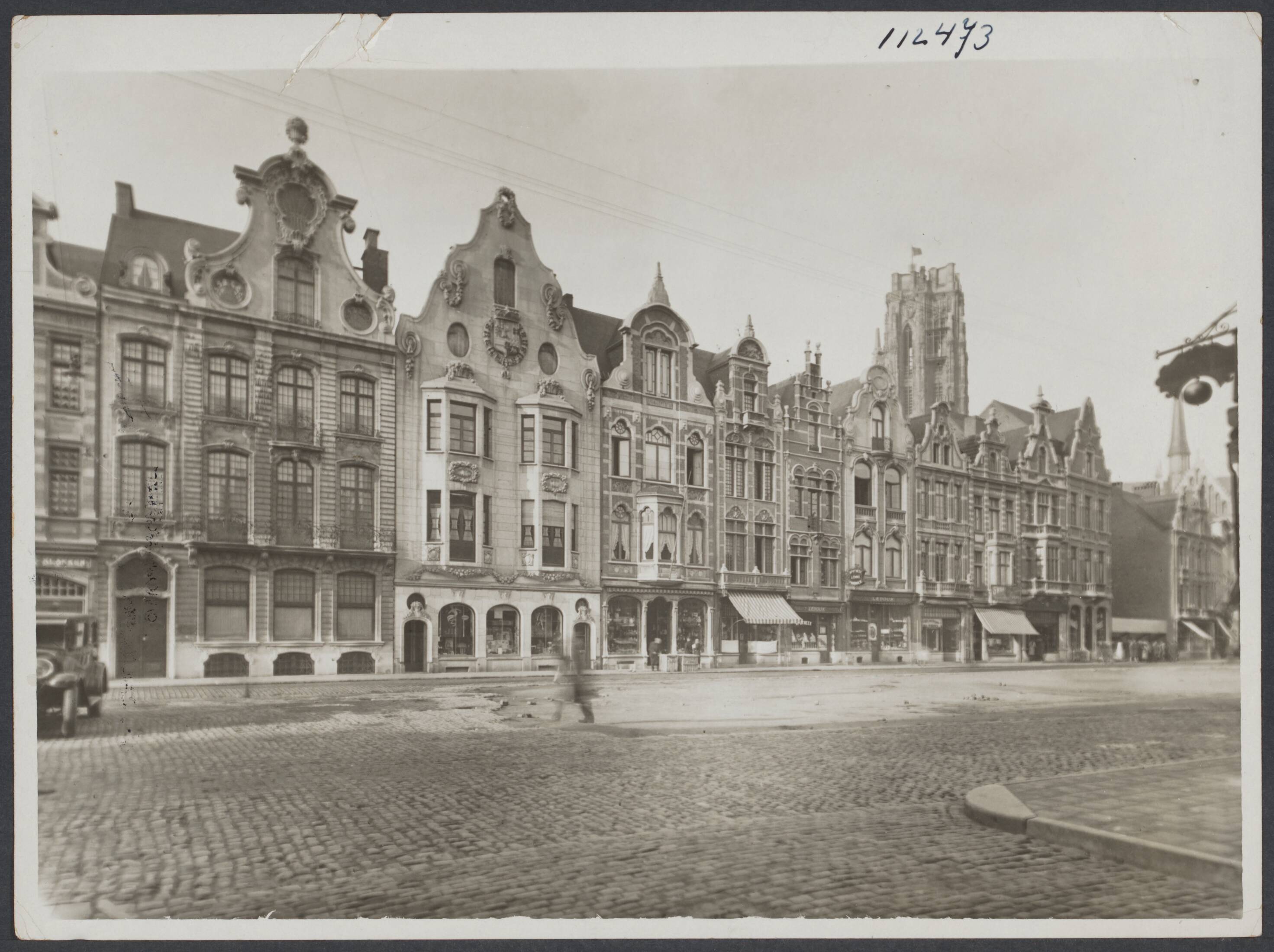 Mechelen — Mechelen. Westwand van het IJzerenleen — Foto: Onbekend / Publiek Domein of Rechtenvrij. Licentie: Set B: Rechtenvrij / Publiek Domein. Bron: Nationaal Archief. http://hdl.handle.net/10648/0f55af5d-30bc-a487-b5bd-3967adfdf5d0