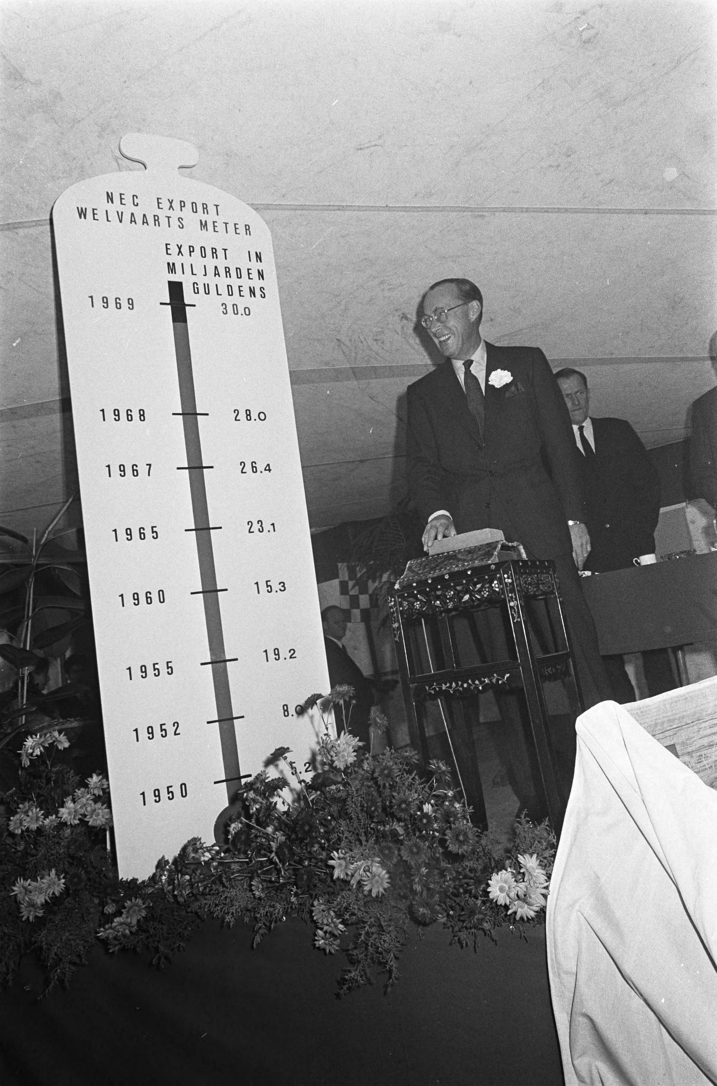 Fotocollectie Anefo — Prins Bernhard opende "Neclenburgh" drive-in voor Exportvoorlichting te Soest — Foto: Kroon, Ron / Anefo. Licentie: Set B: Rechtenvrij / Publiek Domein. Bron: Nationaal Archief. http://hdl.handle.net/10648/ab557acc-d0b4-102d-bcf8-003048976d84