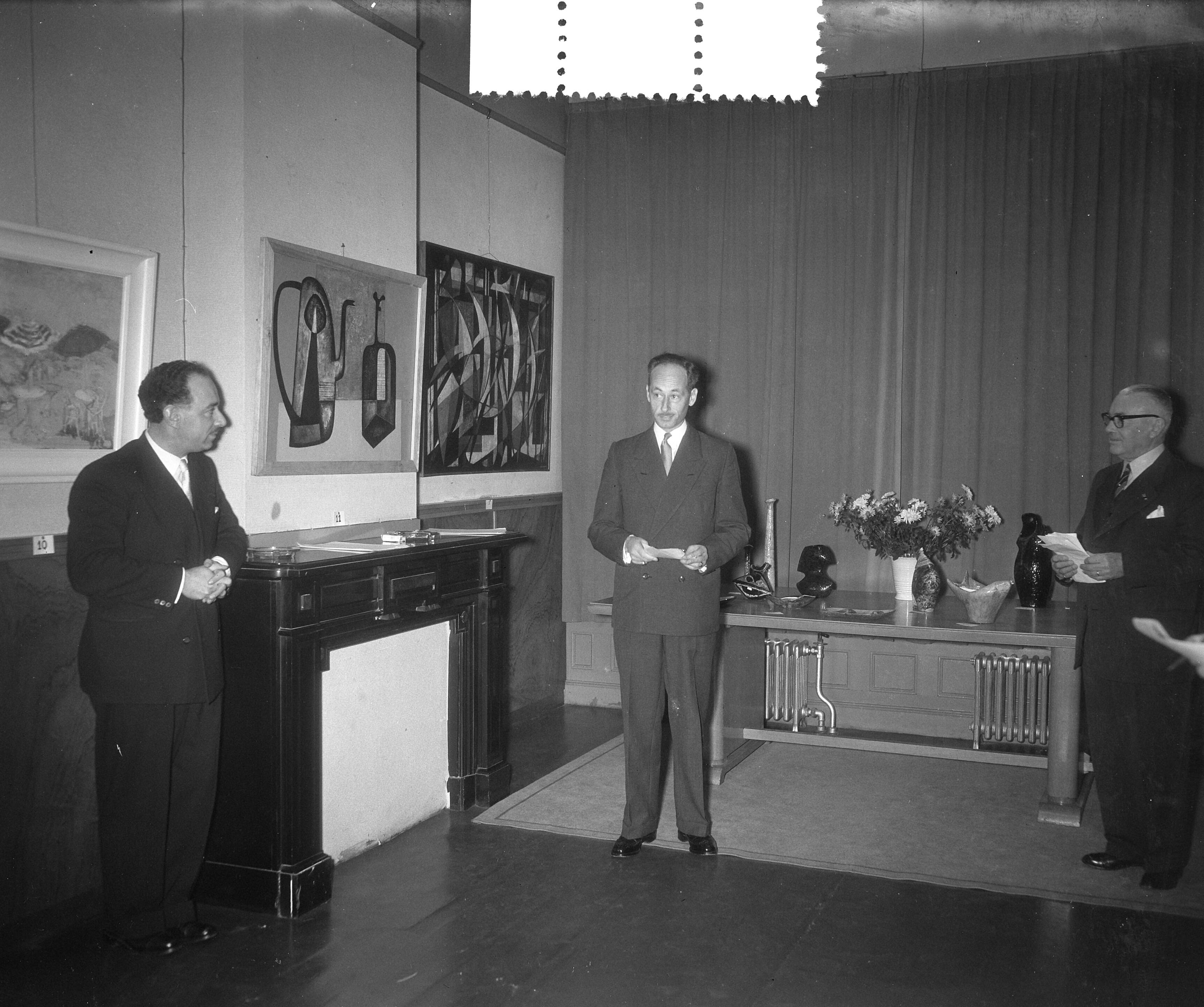 Fotocollectie Anefo — Belgische tentoonstelling in Beneluxverband Den Haag — Foto: Rossem, Wim van / Anefo. Licentie: Set B: Rechtenvrij / Publiek Domein. Bron: Nationaal Archief. http://hdl.handle.net/10648/ad76d382-d0b4-102d-bcf8-003048976d84