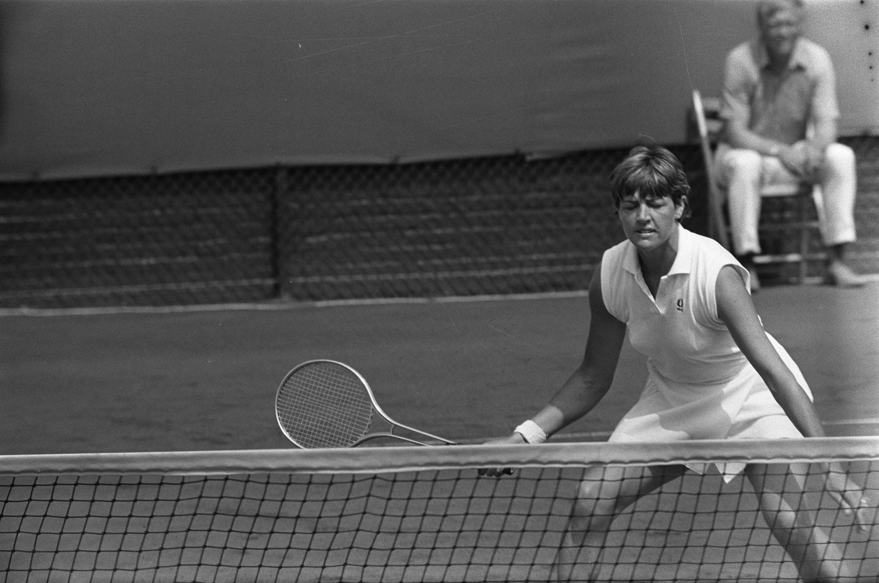 Fotocollectie Anefo — Internationaal tennistoernooi in Hilversum ( t Melkhuisje Margaret Court in aktie — Foto: Koch, Eric / Anefo. Licentie: Set B: Rechtenvrij / Publiek Domein. Bron: Nationaal Archief. http://hdl.handle.net/10648/ab9e7ac4-d0b4-102d-bcf8-003048976d84
