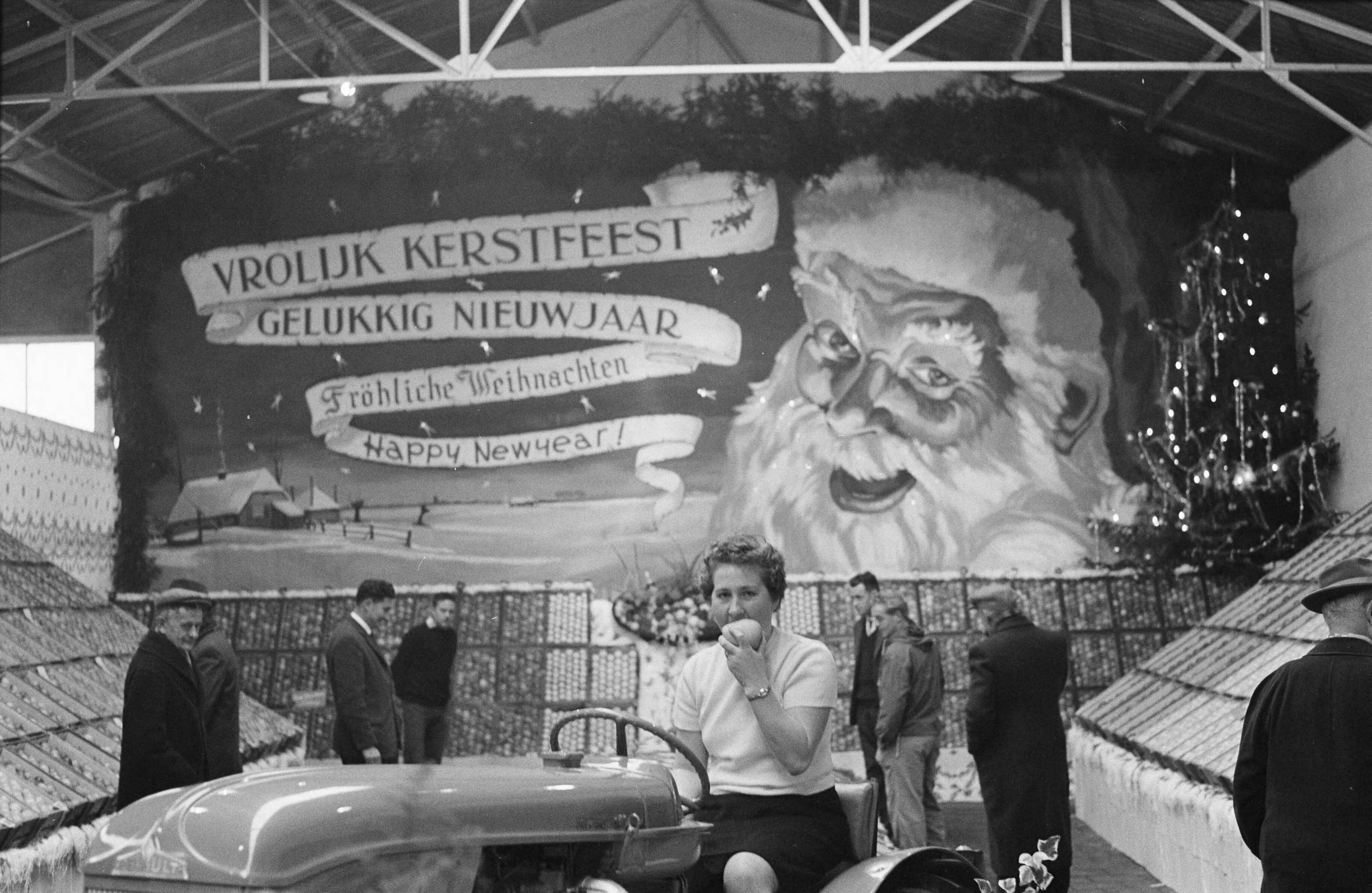 Fotocollectie Anefo — Kerstfruitveiling in Houten — Foto: Rossem, Wim van / Anefo. Licentie: Set B: Rechtenvrij / Publiek Domein. Bron: Nationaal Archief. http://hdl.handle.net/10648/a9f01534-d0b4-102d-bcf8-003048976d84