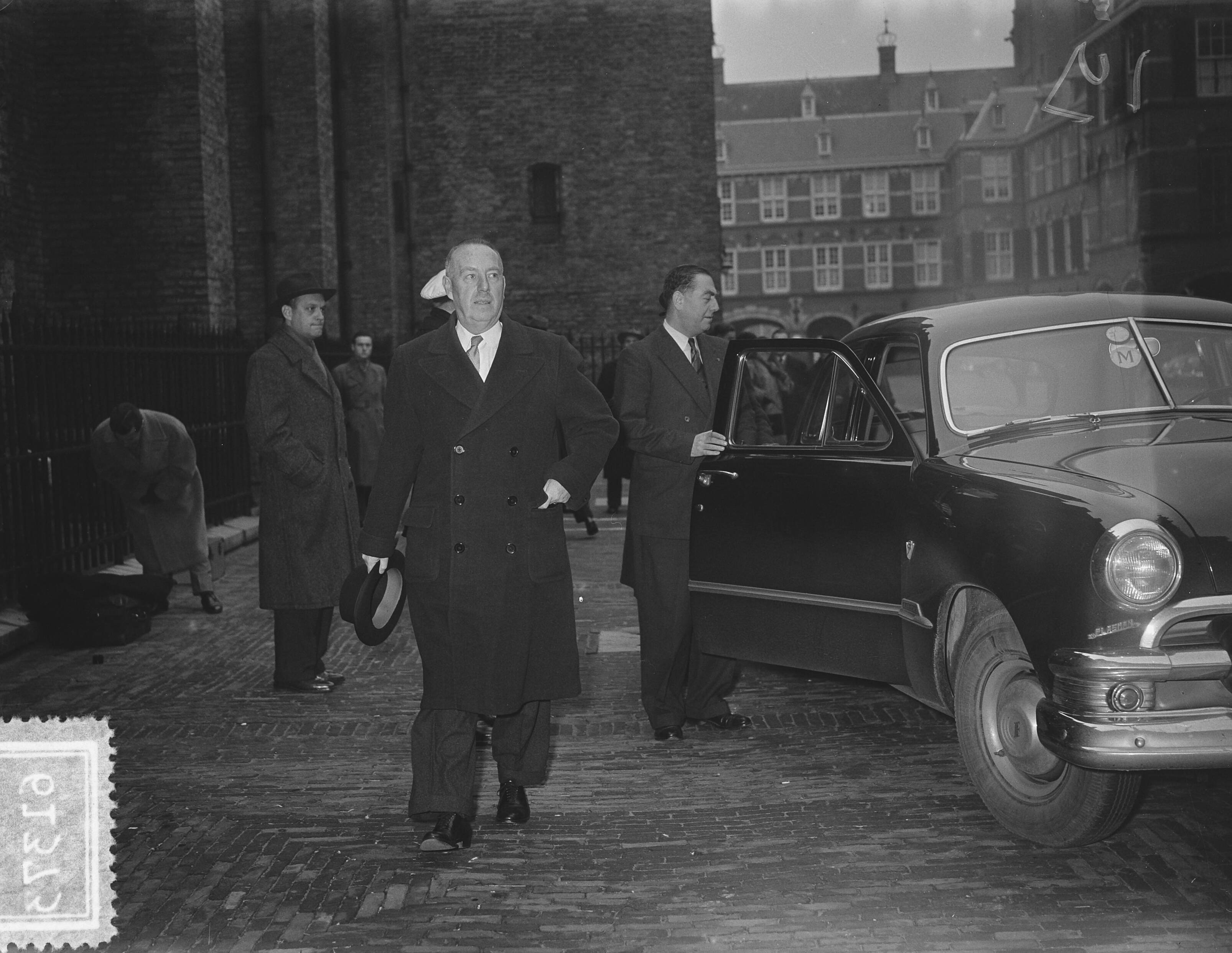 Zes landen ministersconferentie te Den Haag — Foto: Bilsen, Joop van / Anefo. — Licentie: Set B: Rechtenvrij / Publiek Domein. Bron: Nationaal Archief. http://hdl.handle.net/10648/a918421c-d0b4-102d-bcf8-003048976d84