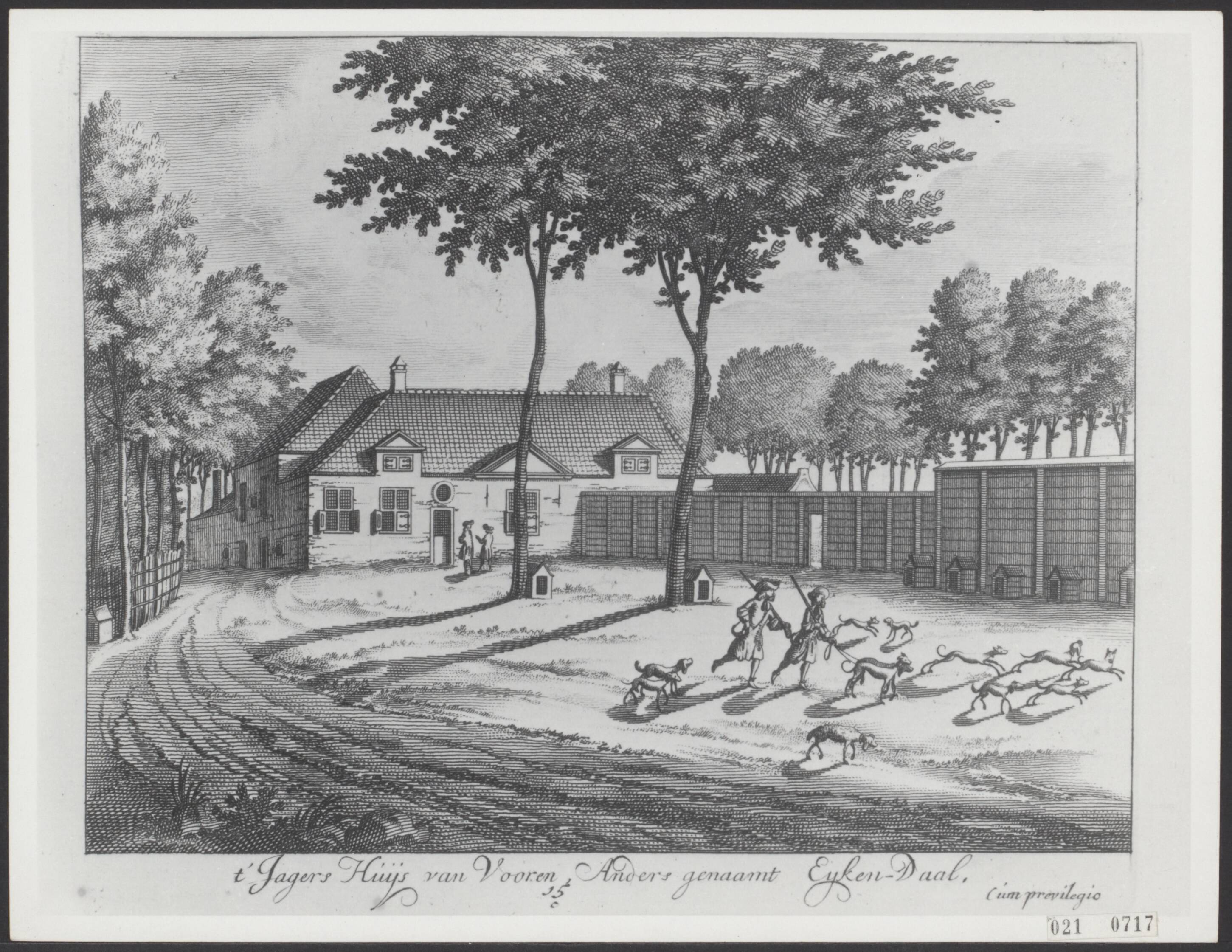 Fotocollectie Elsevier Binnenland — Gravure "Gesigt van de Warande daar de Herten en Reen gaan weijden" [Soestdijk] — Foto: Dienst Gemeentewerken Rotterdam. Licentie: Set B: Rechtenvrij / Publiek Domein. Bron: Nationaal Archief. http://hdl.handle.net/10648/adcfef76-d0b4-102d-bcf8-003048976d84