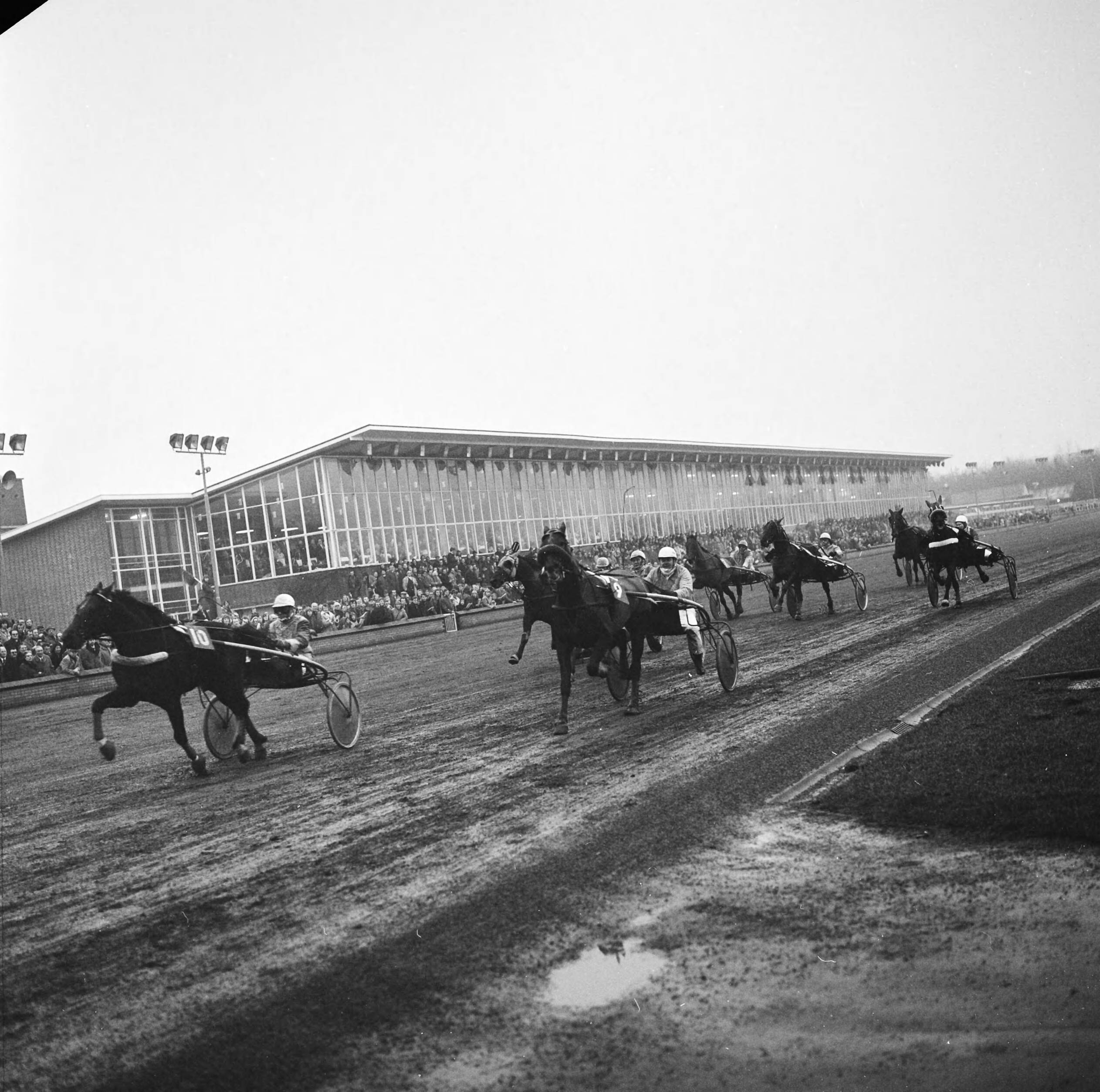 Fotocollectie Anefo — Grote kerstprijs op de renbaan te Hilversum. Henri Buitenzorg gaat als eerste over de finish in de vierde koers — Foto: Mieremet, Rob / Anefo. Licentie: Set B: Rechtenvrij / Publiek Domein. Bron: Nationaal Archief. http://hdl.handle.net/10648/ac3f8342-d0b4-102d-bcf8-003048976d84