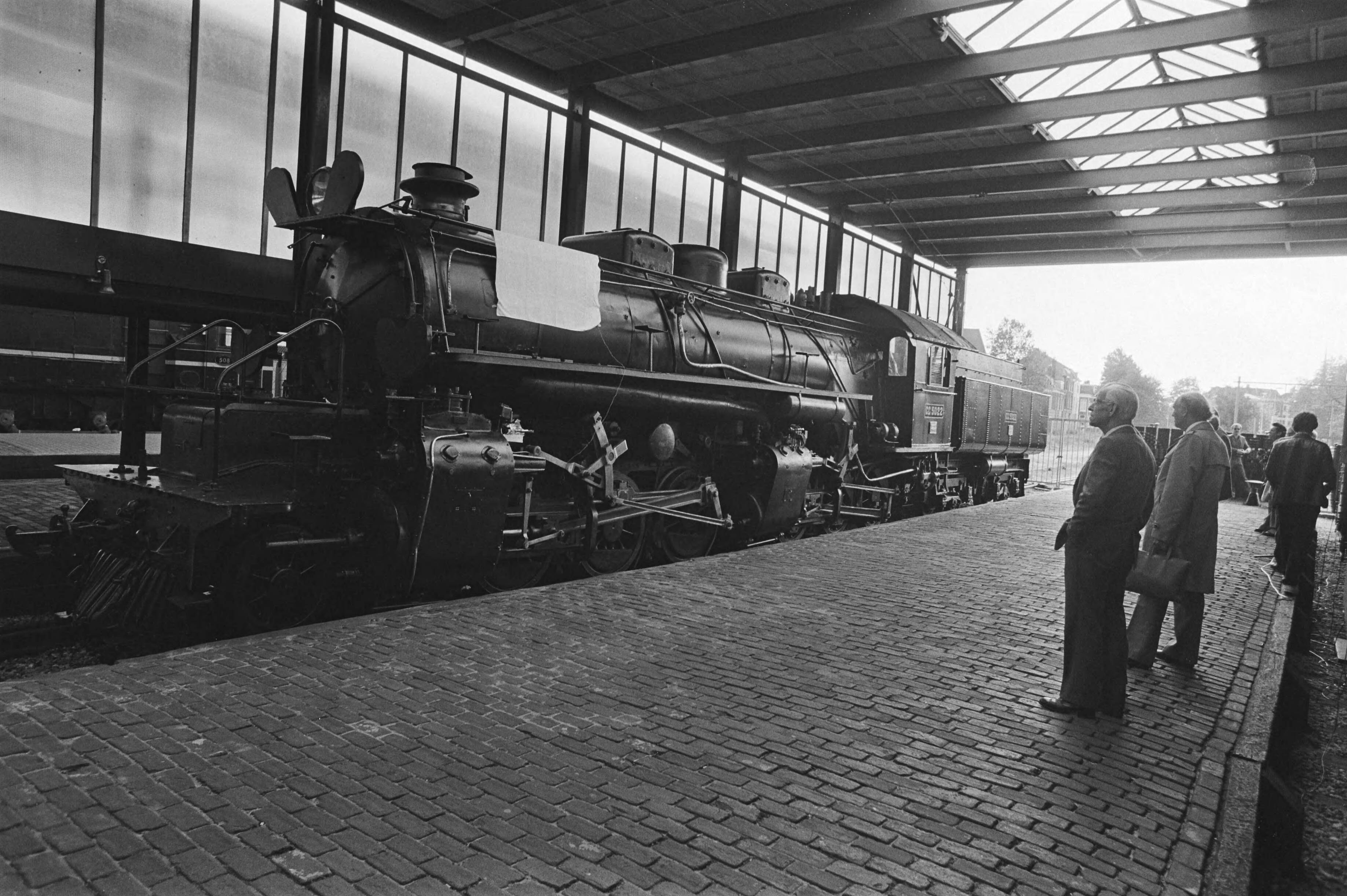 Aantal nieuwe aanwinsten voor het Spoorwegmuseum in Utrecht — Mallet-locomotief CC 5022 "Sri Gunung" (Bergkoningin) van de Indonesische Spoorwegen in het Spoorwegmuseum in Utrecht — Foto: Croes, Rob C. / Anefo. Licentie: Set B: Rechtenvrij / Publiek Domein. Bron: Nationaal Archief. http://hdl.handle.net/10648/ad058f2e-d0b4-102d-bcf8-003048976d84