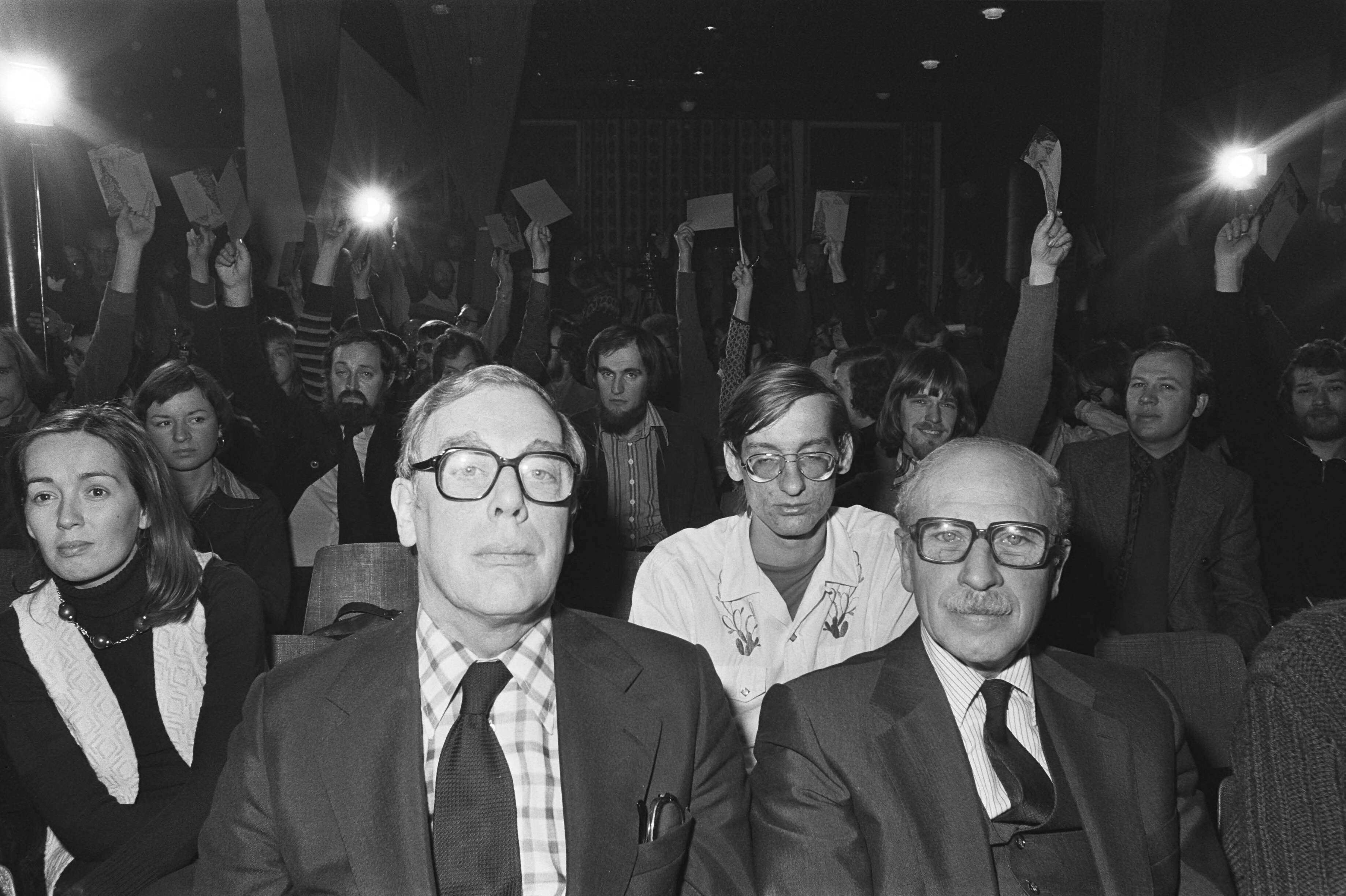 Fotocollectie Anefo — PPR-kerngroep bijeen in Utrecht — Foto: Peters, Hans / Anefo. Licentie: Set B: Rechtenvrij / Publiek Domein. Bron: Nationaal Archief. http://hdl.handle.net/10648/ac9241fe-d0b4-102d-bcf8-003048976d84