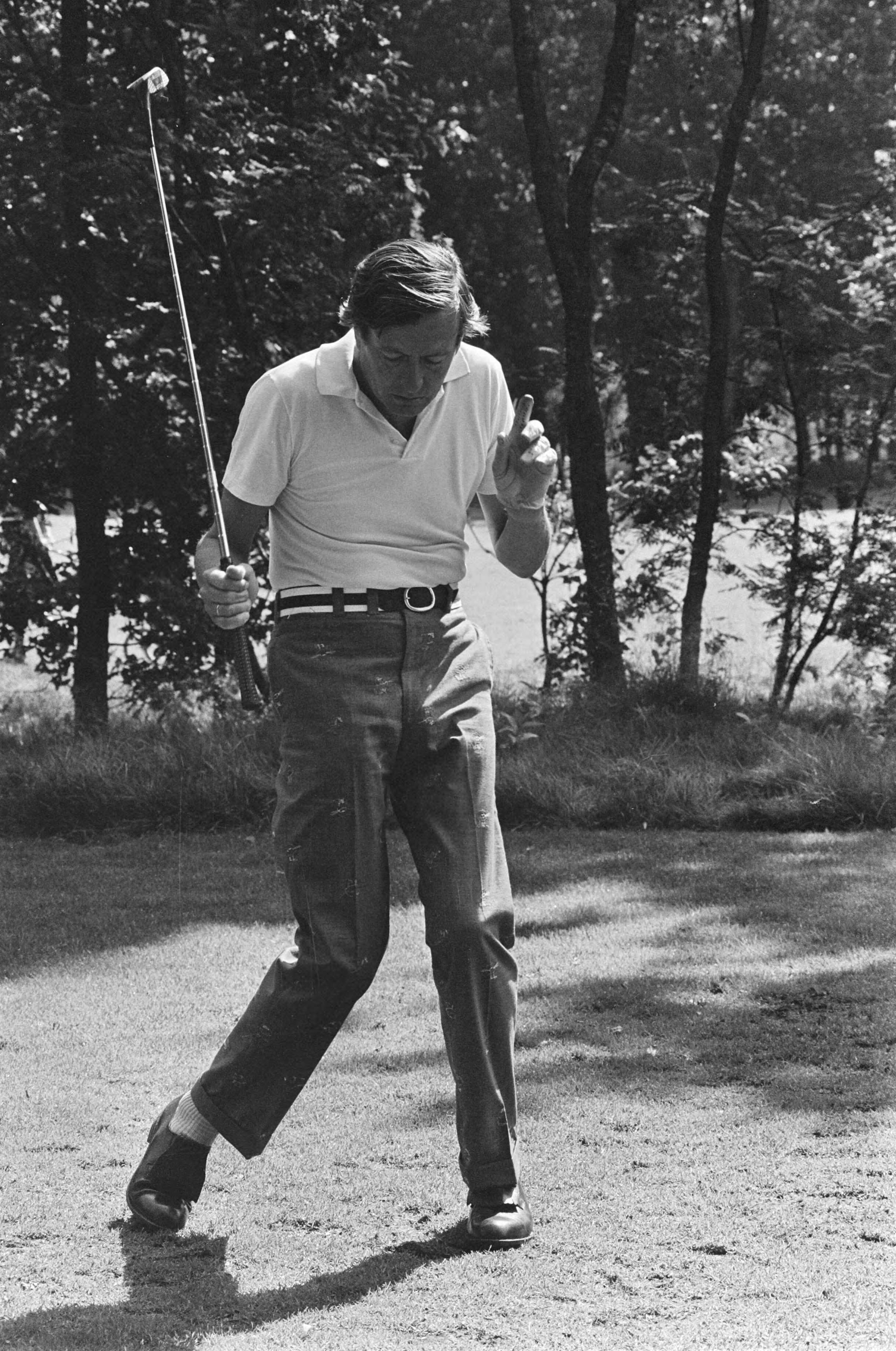 Fotocollectie Anefo — Prins Claus tijdens American Express Pro Am Golftoernooi in Hilversum — Foto: Verhoeff, Bert / Anefo. Licentie: Set B: Rechtenvrij / Publiek Domein. Bron: Nationaal Archief. http://hdl.handle.net/10648/ac523f3c-d0b4-102d-bcf8-003048976d84
