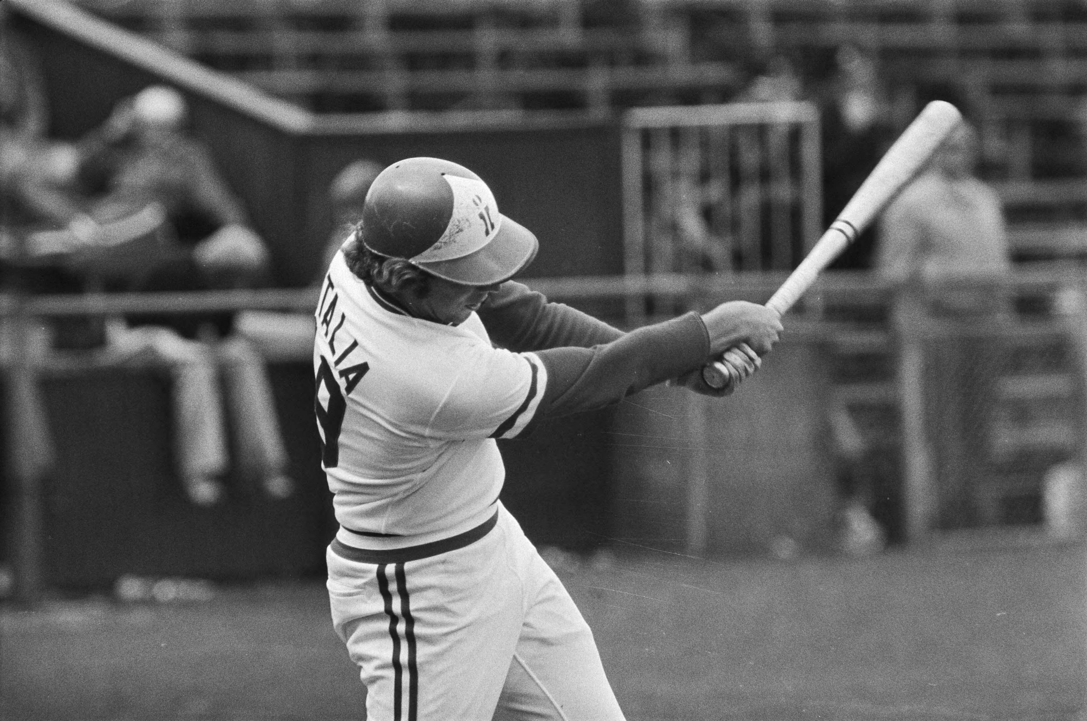 Fotocollectie Anefo — EK honkbal in Haarlem Belgie tegen Italie; spelmomenten — Foto: Suyk, Koen / Anefo. Licentie: Set B: Rechtenvrij / Publiek Domein. Bron: Nationaal Archief. http://hdl.handle.net/10648/aca017ca-d0b4-102d-bcf8-003048976d84