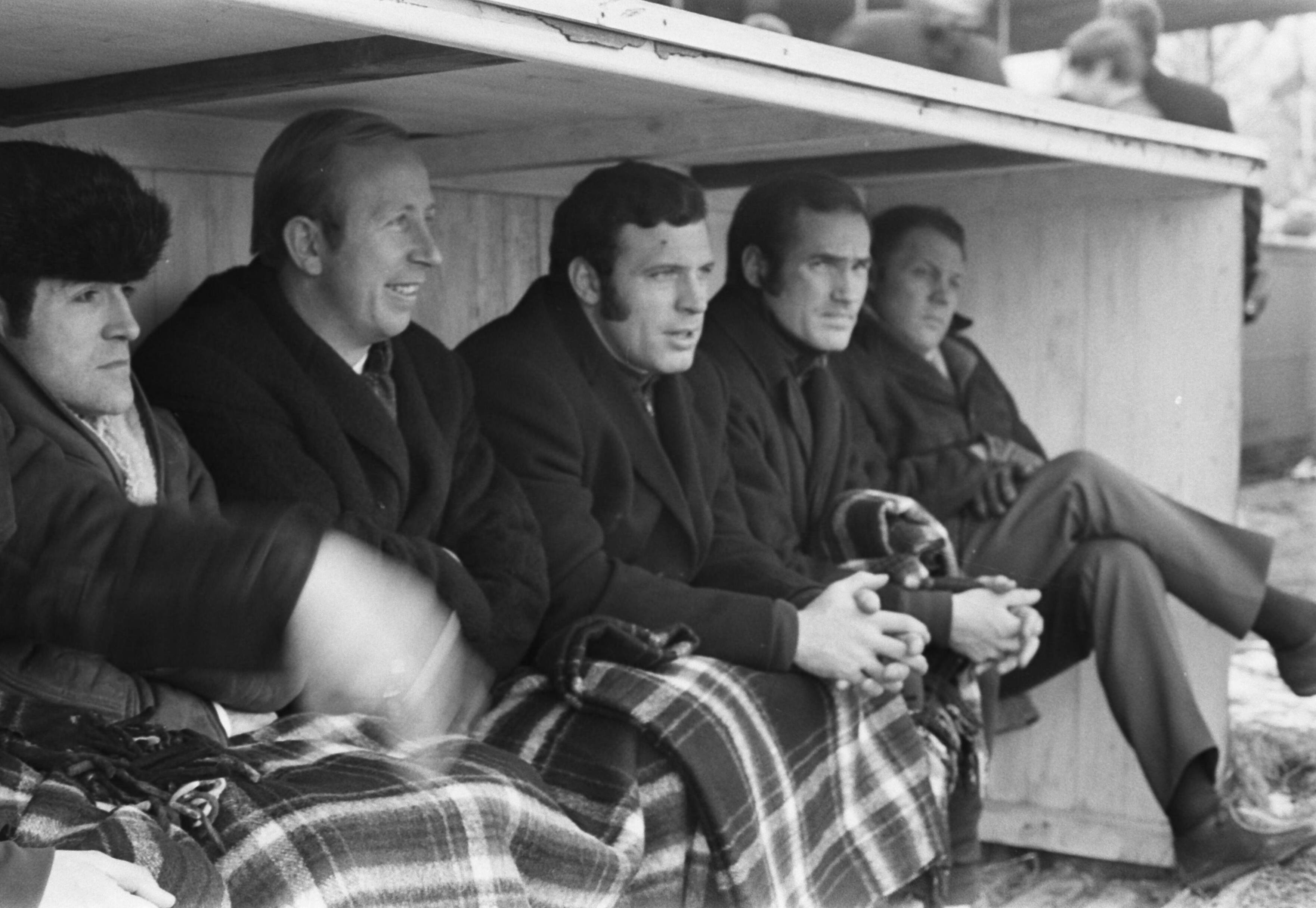 Fotocollectie Anefo — Haarlem tegen Ajax 0-1. Muller, Henk Groot , Stuy en Suurendonk op reservebank — Foto: Verhoeff, Bert / Anefo. Licentie: Set B: Rechtenvrij / Publiek Domein. Bron: Nationaal Archief. http://hdl.handle.net/10648/ab8ffa3a-d0b4-102d-bcf8-003048976d84