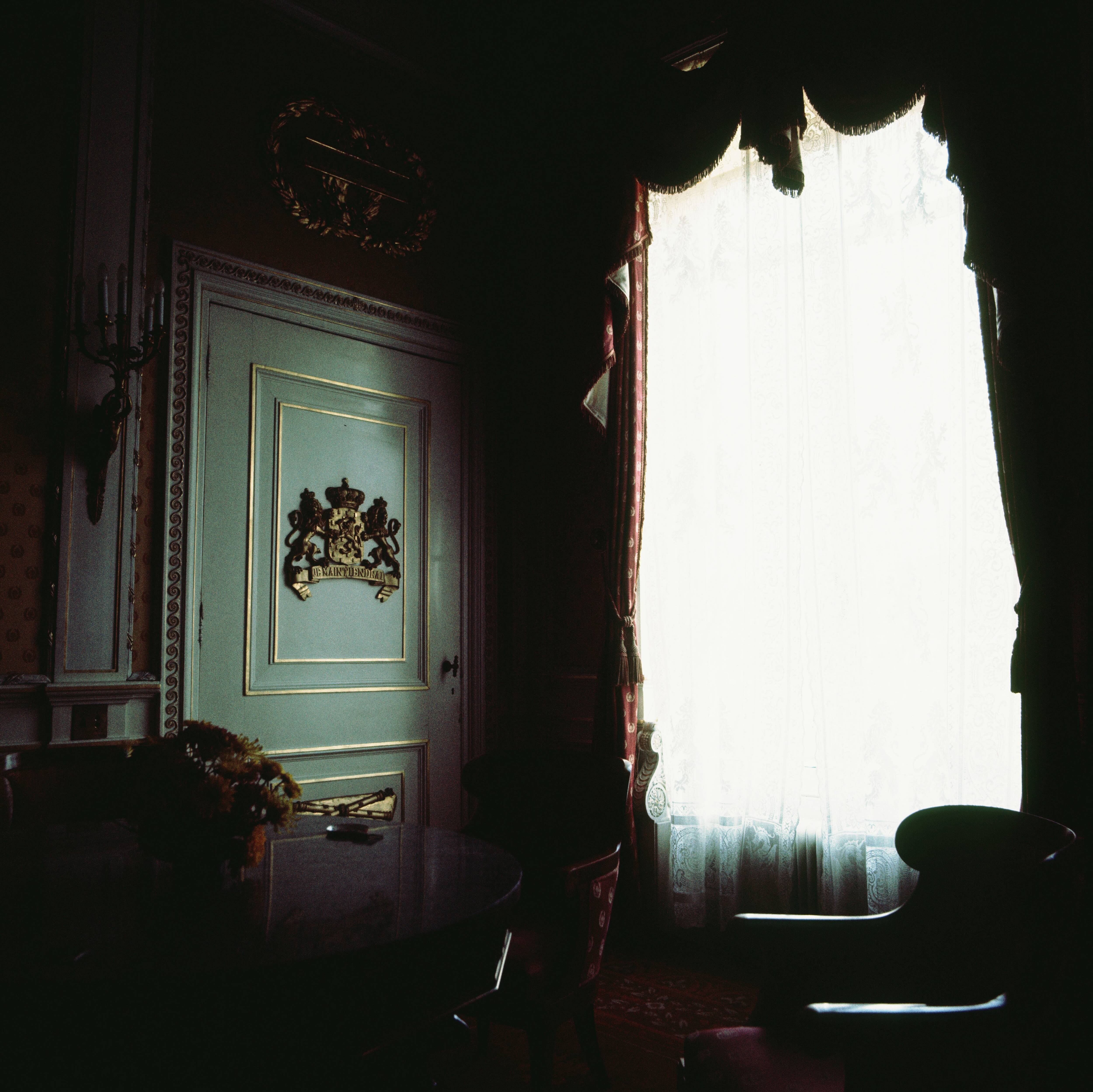 Paleis Soestdijk — Interieur — Foto: Onbekend / RVD. Licentie: Set B: Rechtenvrij / Publiek Domein. Bron: Nationaal Archief. http://hdl.handle.net/10648/afa83fa6-d0b4-102d-bcf8-003048976d84