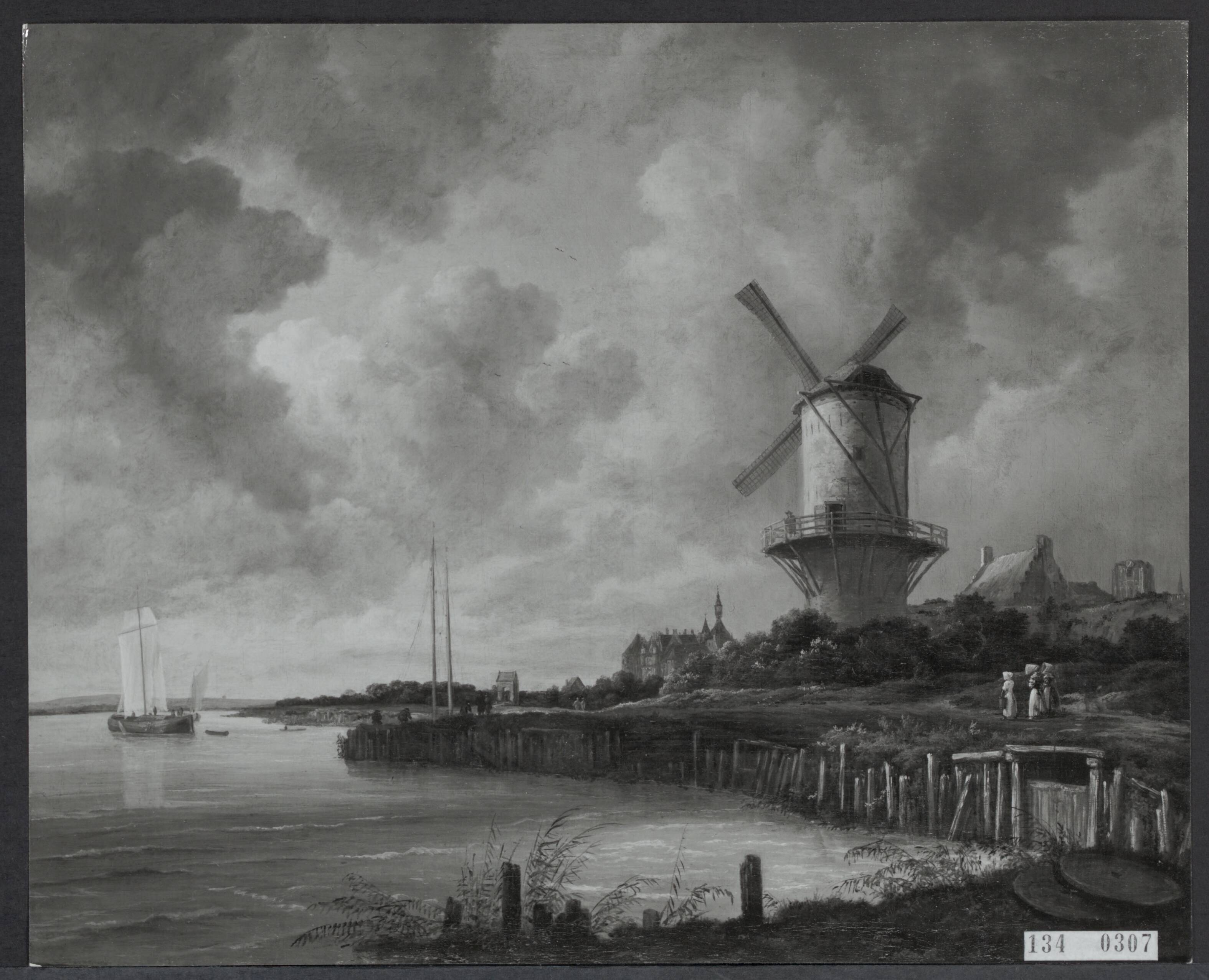 Kunst / schilderijen, aquarellen en tekeningen [RVD] — Jacob van Ruysdael. "Molen bij Wijk bij Duurstede" — Foto: Rijksmuseum Amsterdam. Licentie: Set B: Rechtenvrij / Publiek Domein. Bron: Nationaal Archief. http://hdl.handle.net/10648/af5c2030-d0b4-102d-bcf8-003048976d84