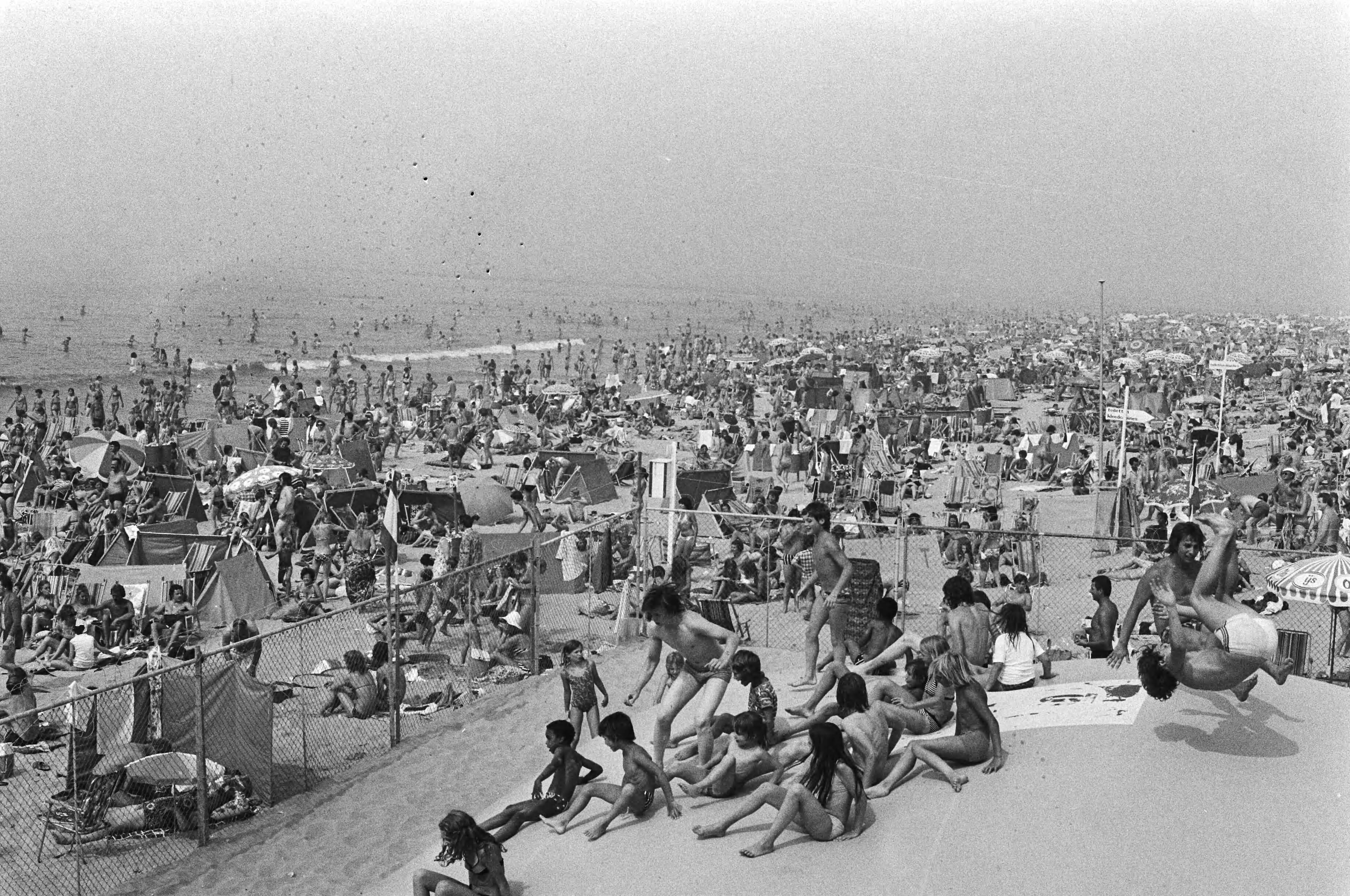 Fotocollectie Anefo — Hittegolf, grote hoeveelheden kwallen op strand (Zandvoort) — Foto: Mieremet, Rob / Anefo. Licentie: Set B: Rechtenvrij / Publiek Domein. Bron: Nationaal Archief. http://hdl.handle.net/10648/ac8734b2-d0b4-102d-bcf8-003048976d84