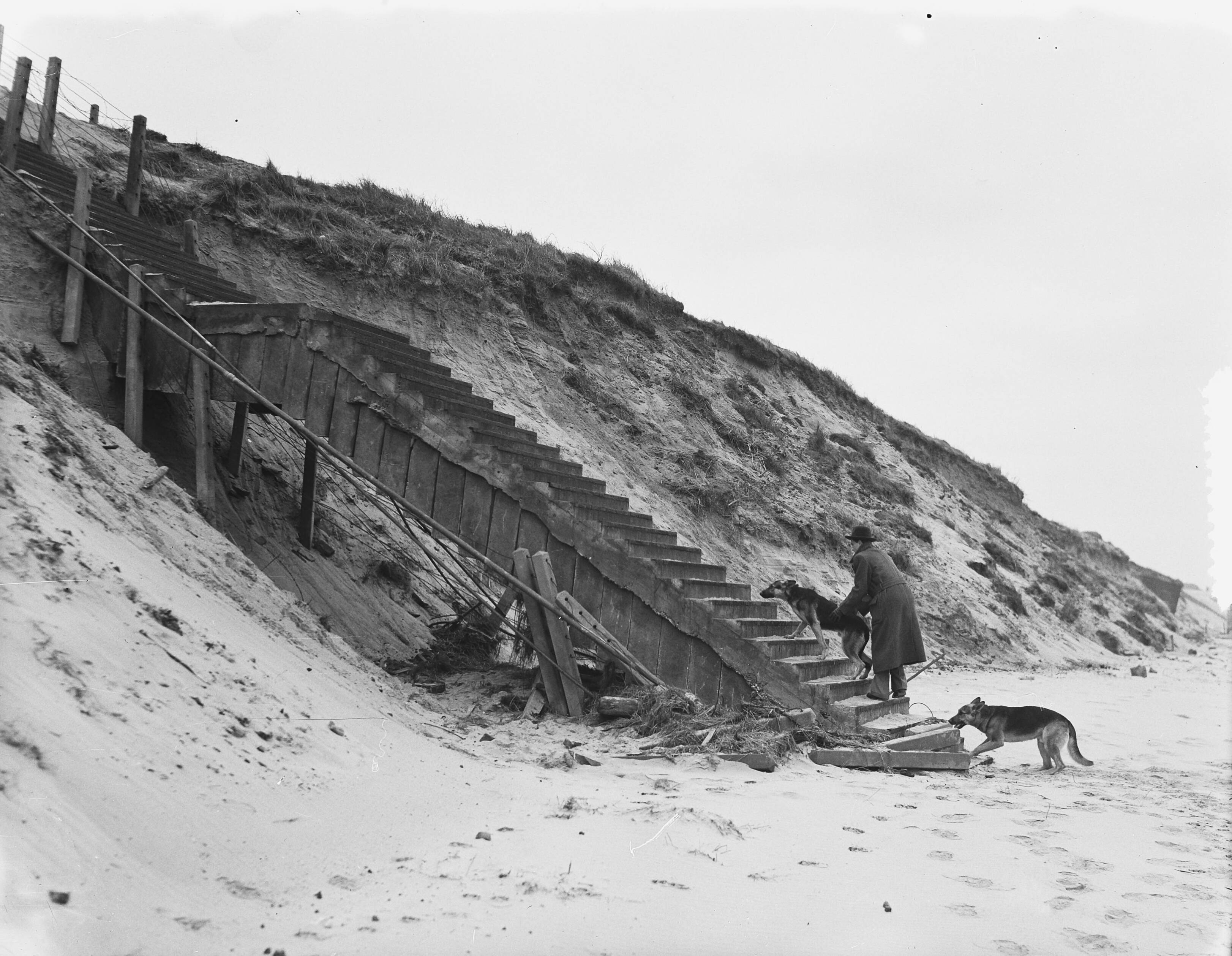 Restauratie strand en duinen Scheveningen — Foto: Pot, Harry / Anefo. — Licentie: Set B: Rechtenvrij / Publiek Domein. Bron: Nationaal Archief. http://hdl.handle.net/10648/a907f240-d0b4-102d-bcf8-003048976d84
