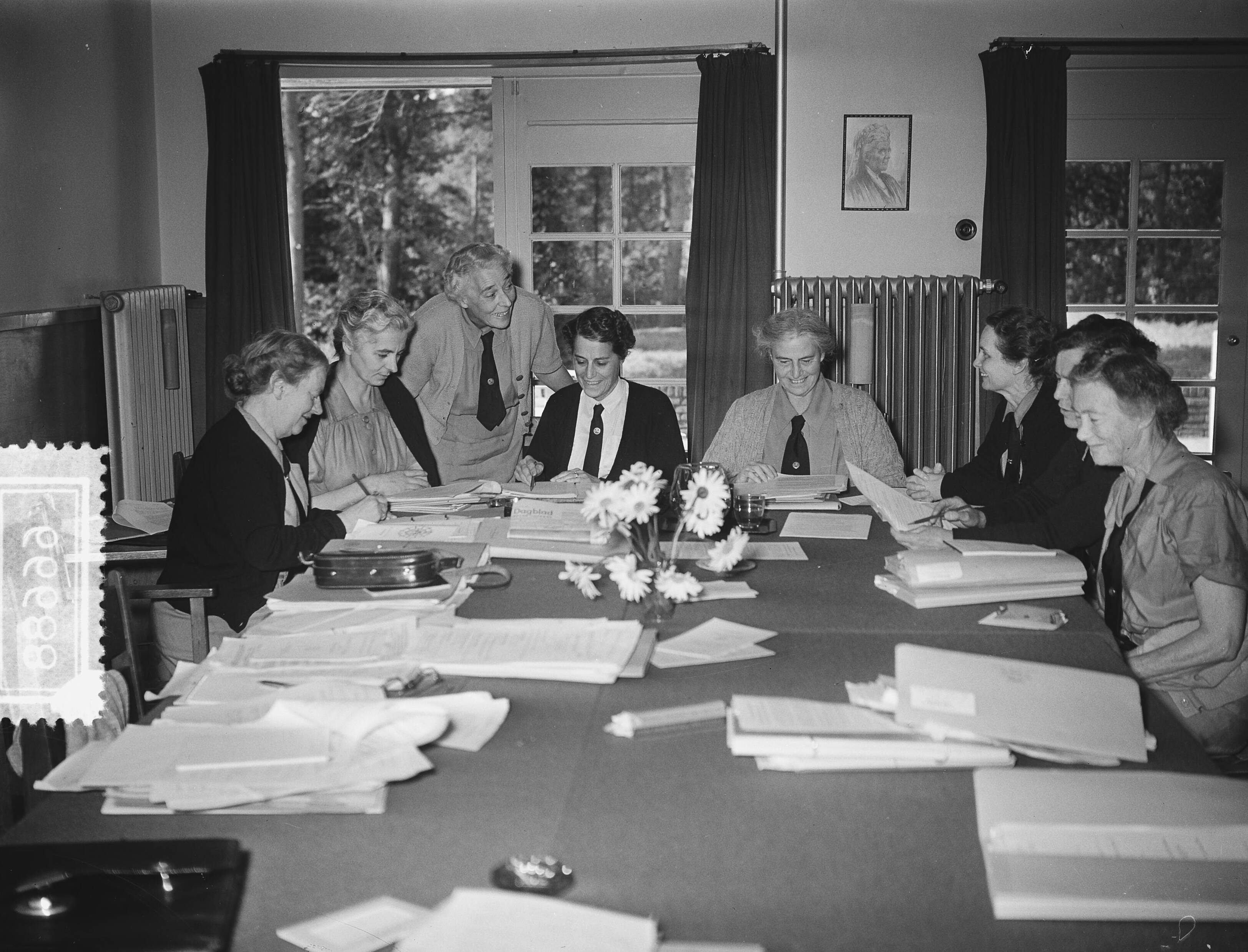 Fotocollectie Anefo — Nationale Padvindstersconferentie met Lady Baden Powell op Woudschoten te Zeist — Foto: Bilsen, Joop van / Anefo. Licentie: Set B: Rechtenvrij / Publiek Domein. Bron: Nationaal Archief. http://hdl.handle.net/10648/a927f090-d0b4-102d-bcf8-003048976d84