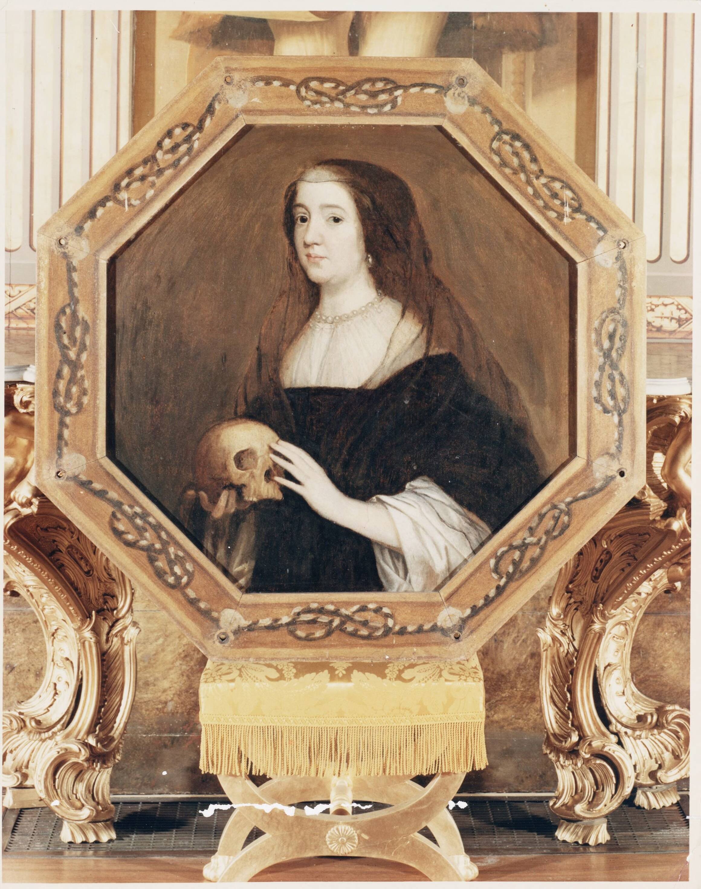 Paleis Huis ten Bosch te Den Haag — Amalia van Solm als weduwe. Oranjezaal — Foto: Hofmeester, Bart / RVD. Licentie: Set B: Rechtenvrij / Publiek Domein. Bron: Nationaal Archief. http://hdl.handle.net/10648/afa8e208-d0b4-102d-bcf8-003048976d84