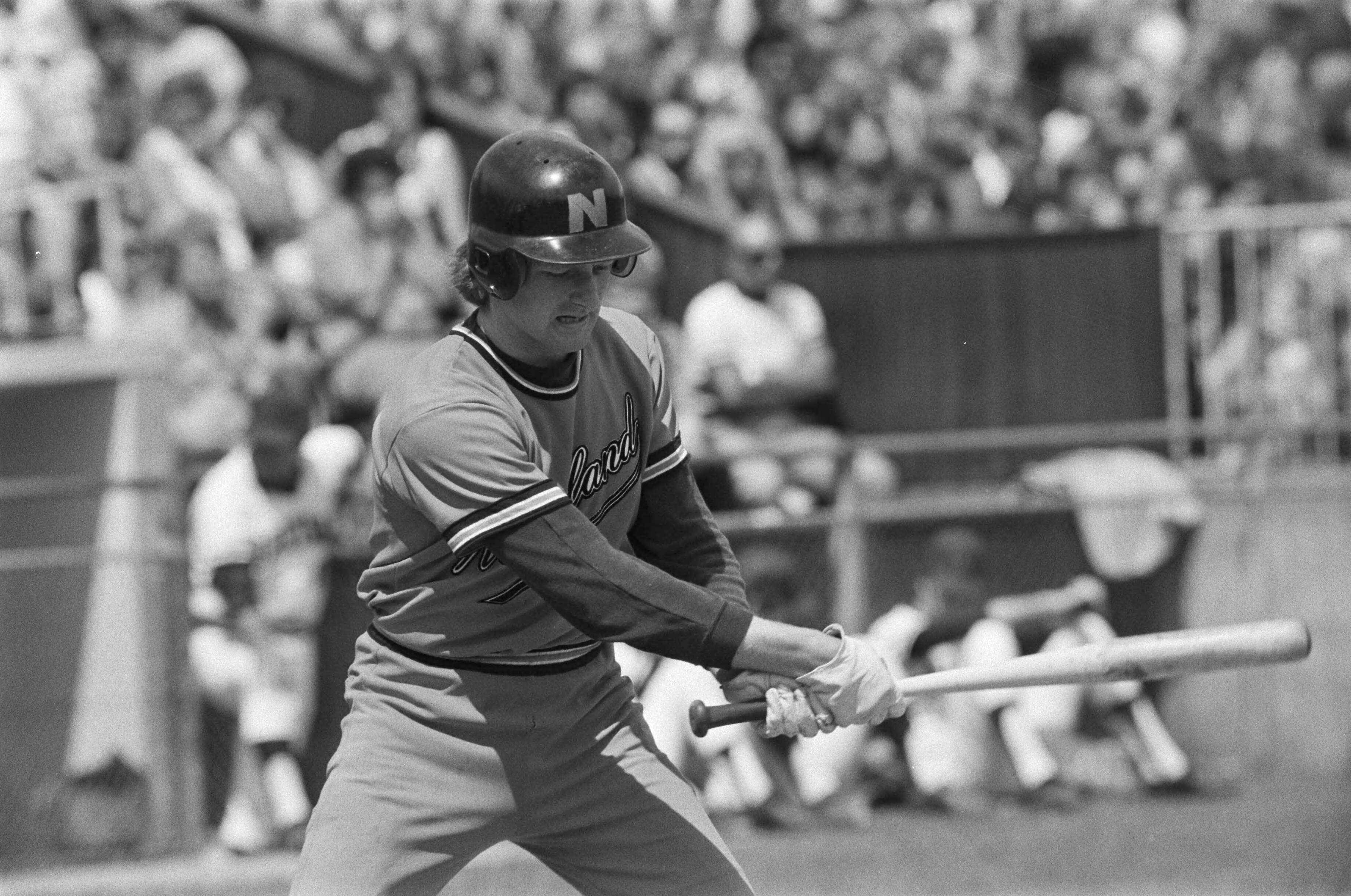 Fotocollectie Anefo — Haarlemse honkbalweek, Nederland tegen Arizona 4-8, Wim Hageman aan slag — Foto: Mieremet, Rob / Anefo. Licentie: Set B: Rechtenvrij / Publiek Domein. Bron: Nationaal Archief. http://hdl.handle.net/10648/ac50dc28-d0b4-102d-bcf8-003048976d84