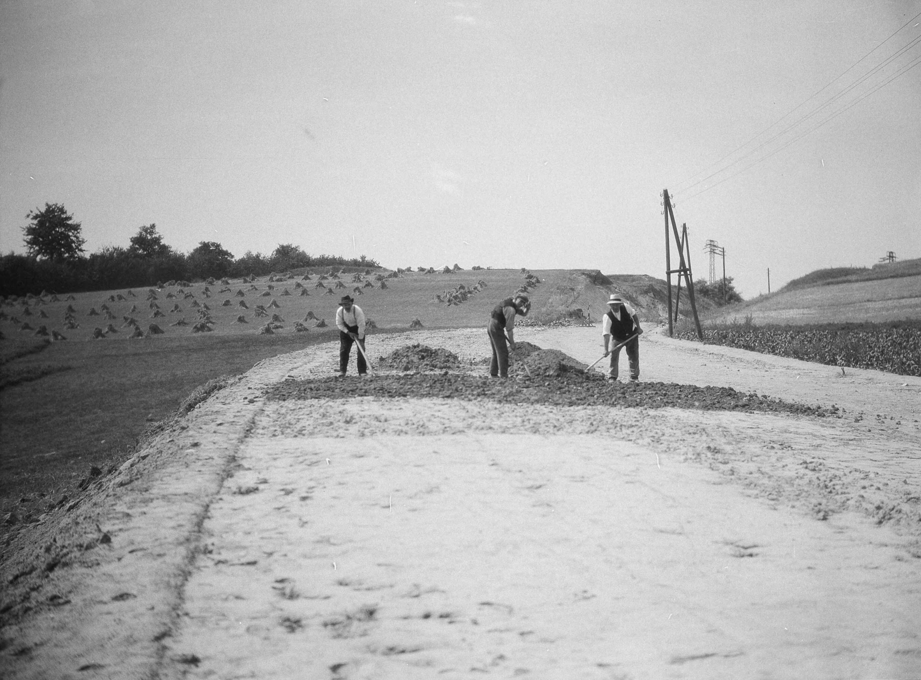 Fotocollectie Nederlandse Heidemaatschappij — Schuwreikenweg Hoensbroek — Foto: Goelst, K.L.F. / Heidemij. Licentie: Set B: Rechtenvrij / Publiek Domein. Bron: Nationaal Archief. http://hdl.handle.net/10648/ae6f4f08-d0b4-102d-bcf8-003048976d84