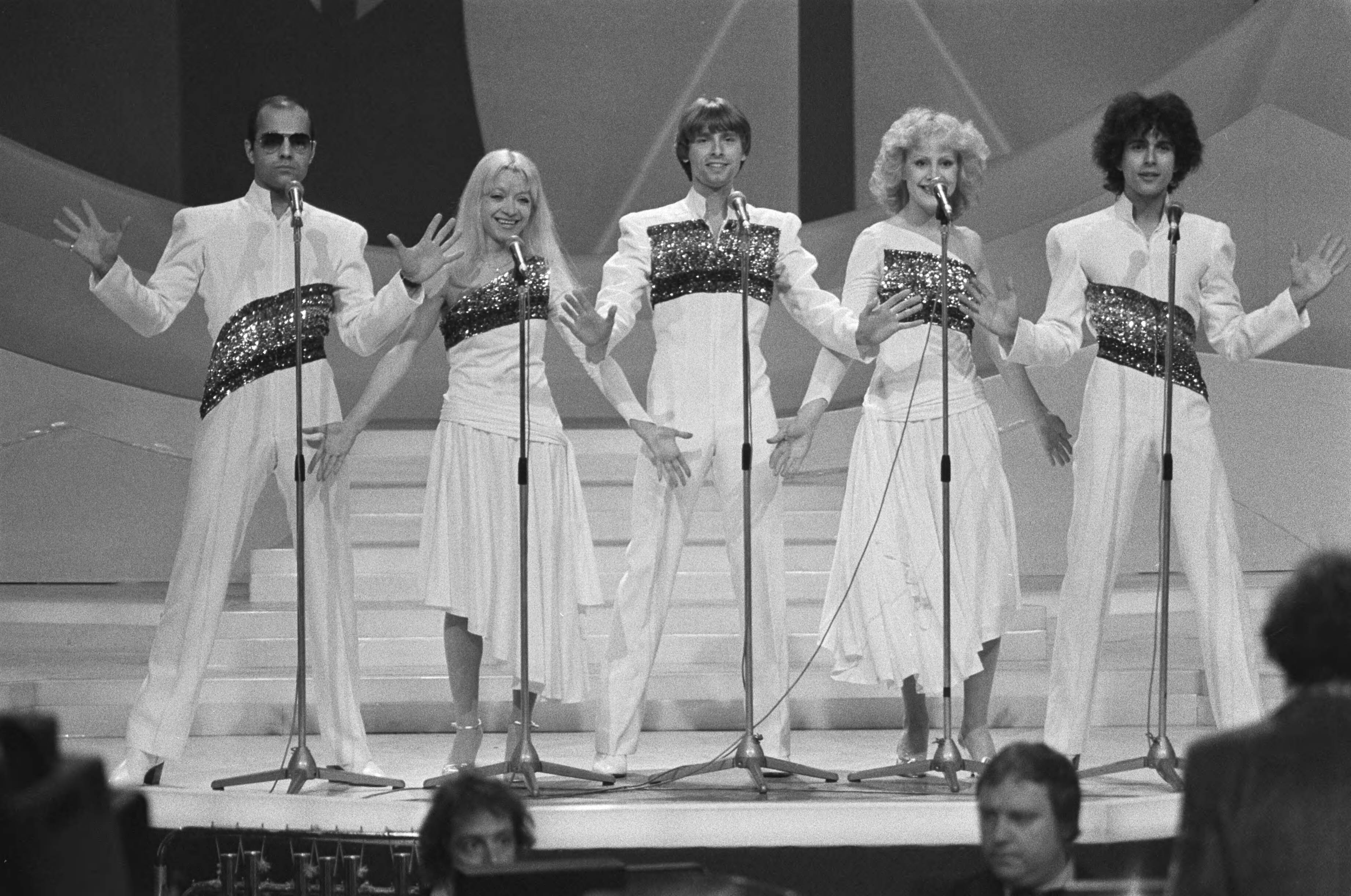 Eurovisie Songfestival 1980 — Deelnemers Eurovisie Song Festival in Den Haag ; Profil (Frankrijk) — Foto: Dijk, Hans van / Anefo. Licentie: Set B: Rechtenvrij / Publiek Domein. Bron: Nationaal Archief. http://hdl.handle.net/10648/acdeb638-d0b4-102d-bcf8-003048976d84