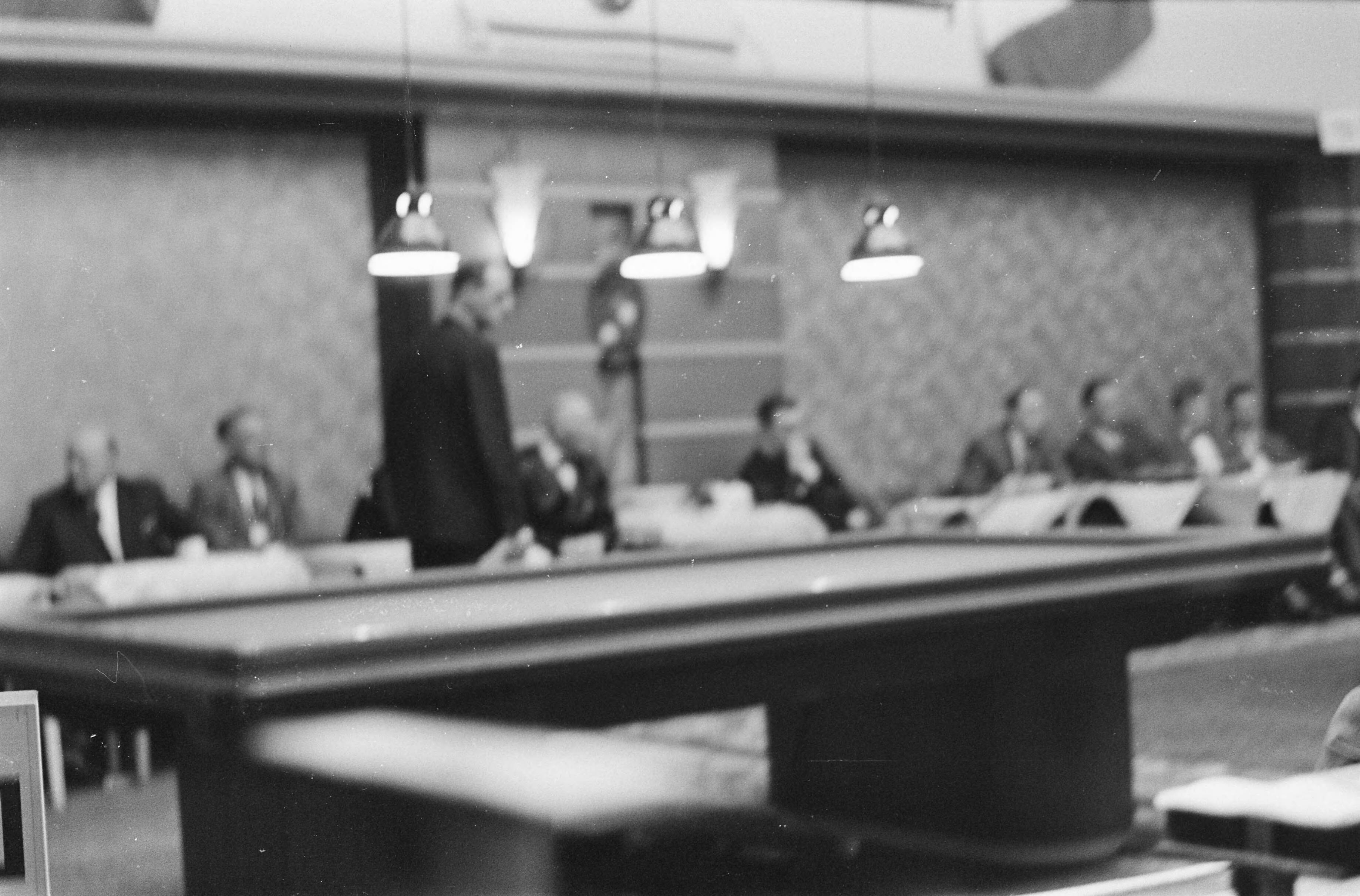 Kampioenschap van Nederlandse Ereklasse Driebanden in Hof van Holland te Hilversum — Nederlands kampioenschap Ereklasse Driebanden in het Hof van Holland te Hilversum begonnen — Foto: Fotograaf Onbekend / Anefo. Licentie: Set B: Rechtenvrij / Publiek Domein. Bron: Nationaal Archief. http://hdl.handle.net/10648/aa2abc98-d0b4-102d-bcf8-003048976d84