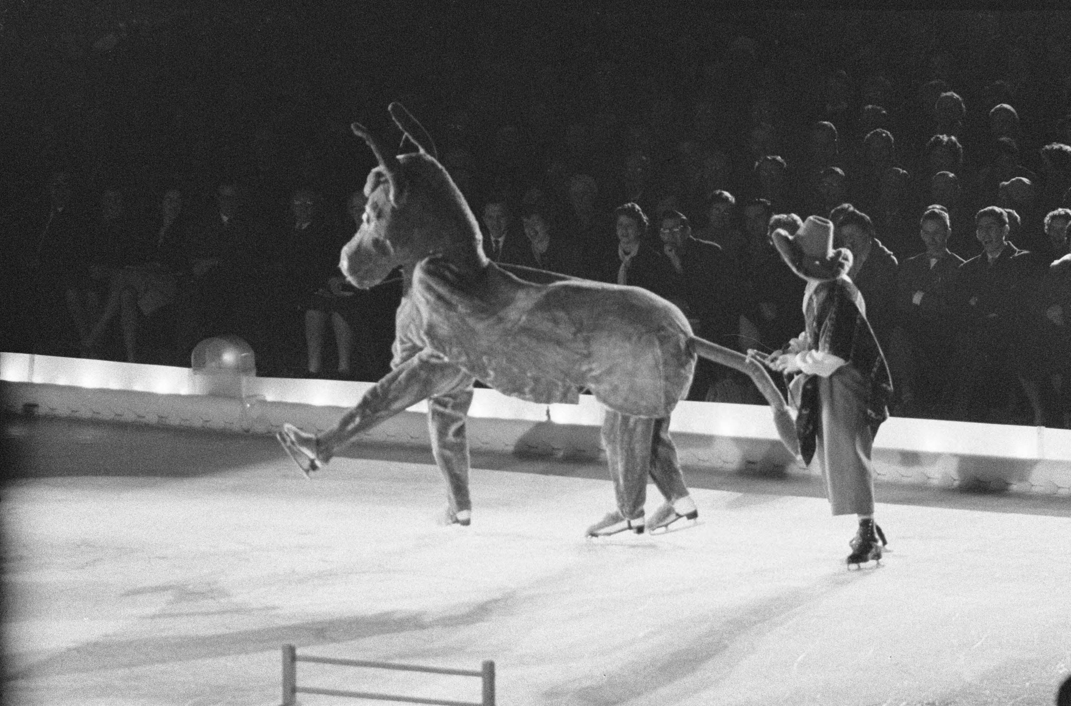 Fotocollectie Anefo — Optreden van de Weense IJsrevue in de Expohal te Hilversum — Foto: Pot, Harry / Anefo. Licentie: Set B: Rechtenvrij / Publiek Domein. Bron: Nationaal Archief. http://hdl.handle.net/10648/a9ca09fc-d0b4-102d-bcf8-003048976d84