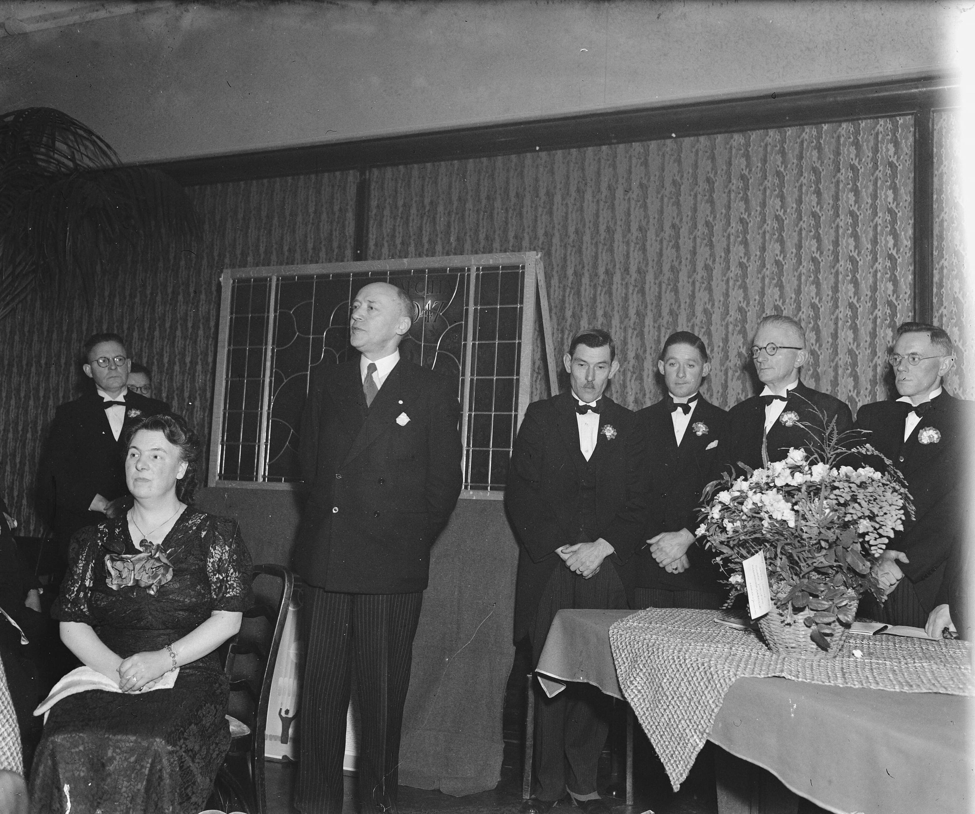 Fotocollectie Anefo — 50-jarig bestaan van de Mannenzangvereniging "Caecilia" te Haarlem — Foto: Wisman, Bram / Anefo. Licentie: Set B: Rechtenvrij / Publiek Domein. Bron: Nationaal Archief. http://hdl.handle.net/10648/a8a4375a-d0b4-102d-bcf8-003048976d84