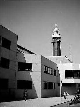 Loodswezen en Kustbeveiliging [RVD] — Vuurtoren van Scheveningen — Foto: Rijksvoorlichtingsdienst (RVD). Licentie: Set B: Rechtenvrij / Publiek Domein. Bron: Nationaal Archief. http://hdl.handle.net/10648/af7dd982-d0b4-102d-bcf8-003048976d84
